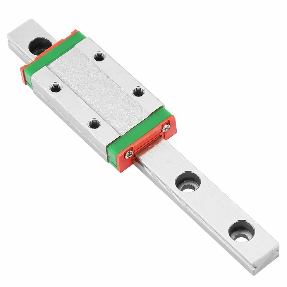 Zunate MGN9H Guía lineal en miniatura 100mm Carril guía 9mm + bloque deslizante