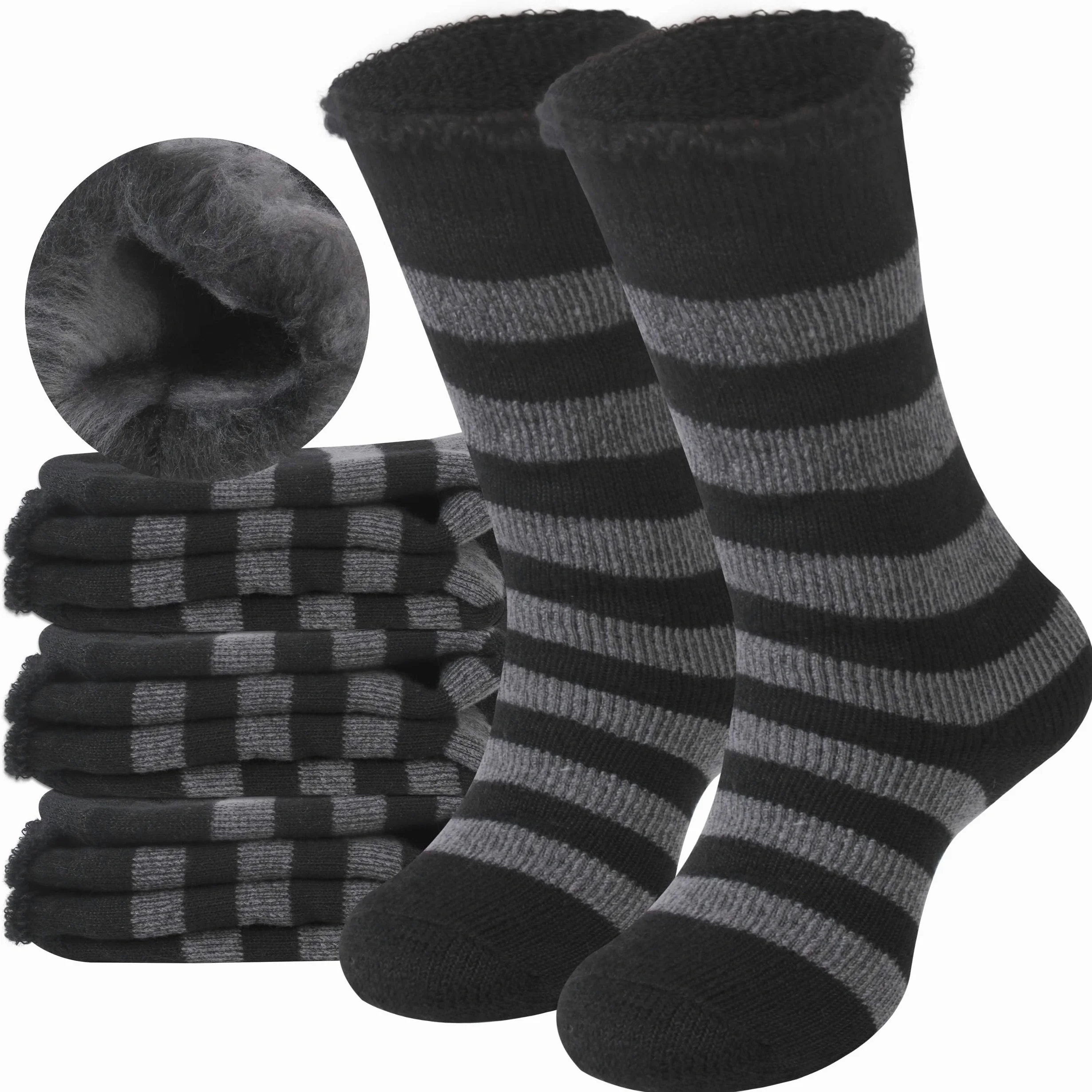 Sunew Calcetines térmicos cálidos, paquete de 4, calcetines térmicos de invierno para hombre y mujer, para esquí al aire libre