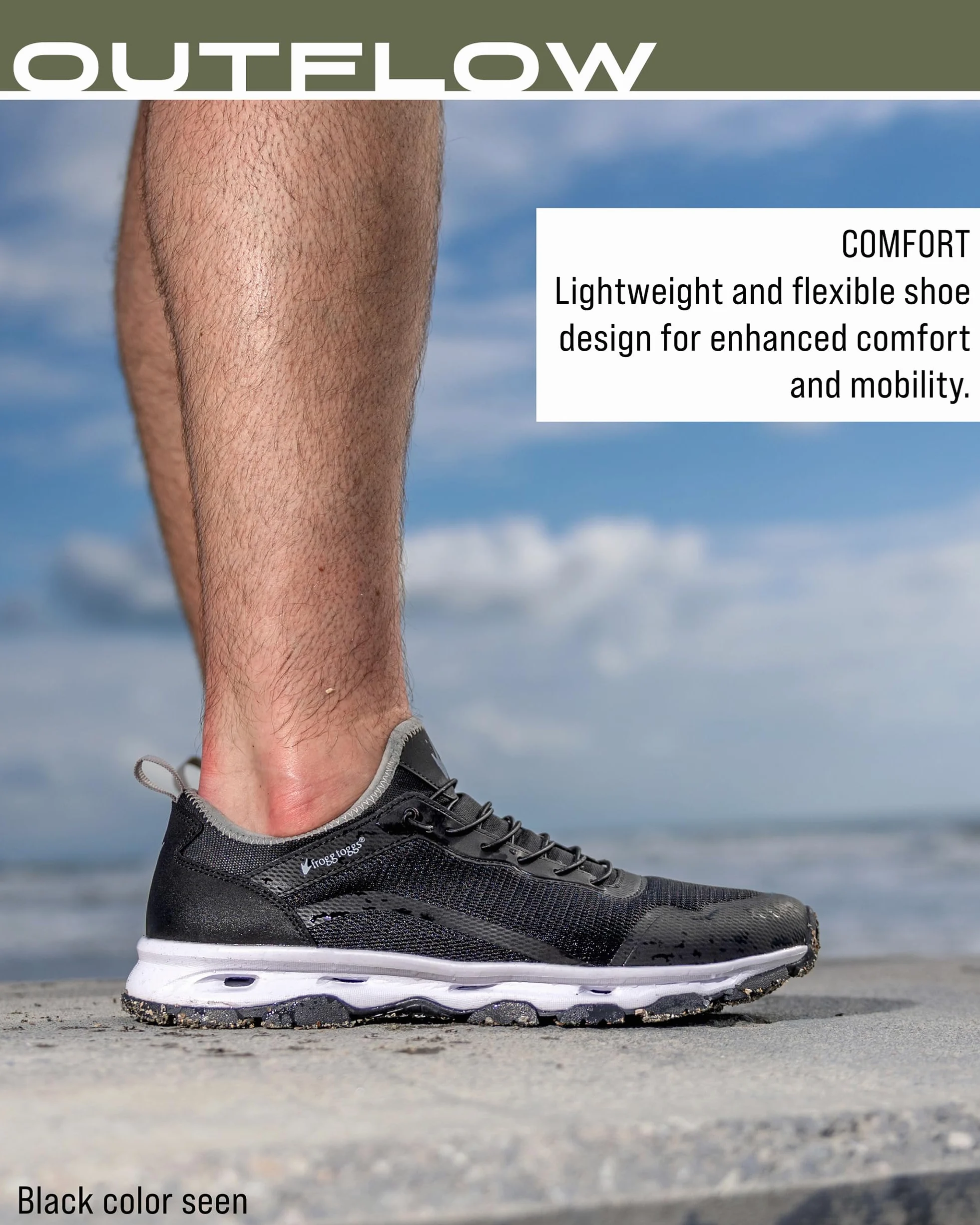 FROGG TOGGS Outflow Drain Shoe Water para hombre