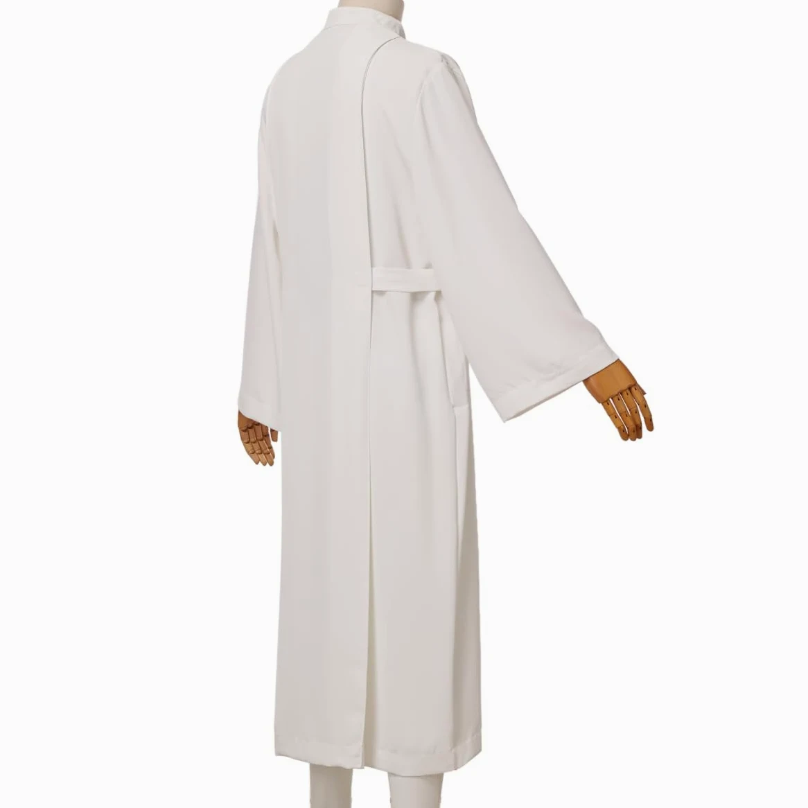 BLESSUME Priest Clergy Alb Chalecos alba con pliegues frontales