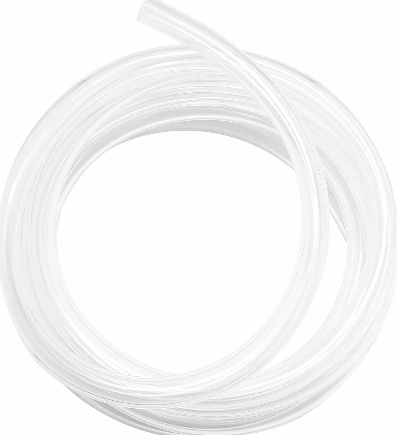 Tubo Flexible Transparente PVC 20 Metros 8mm x 10mm Manguera Nivel Líquidos