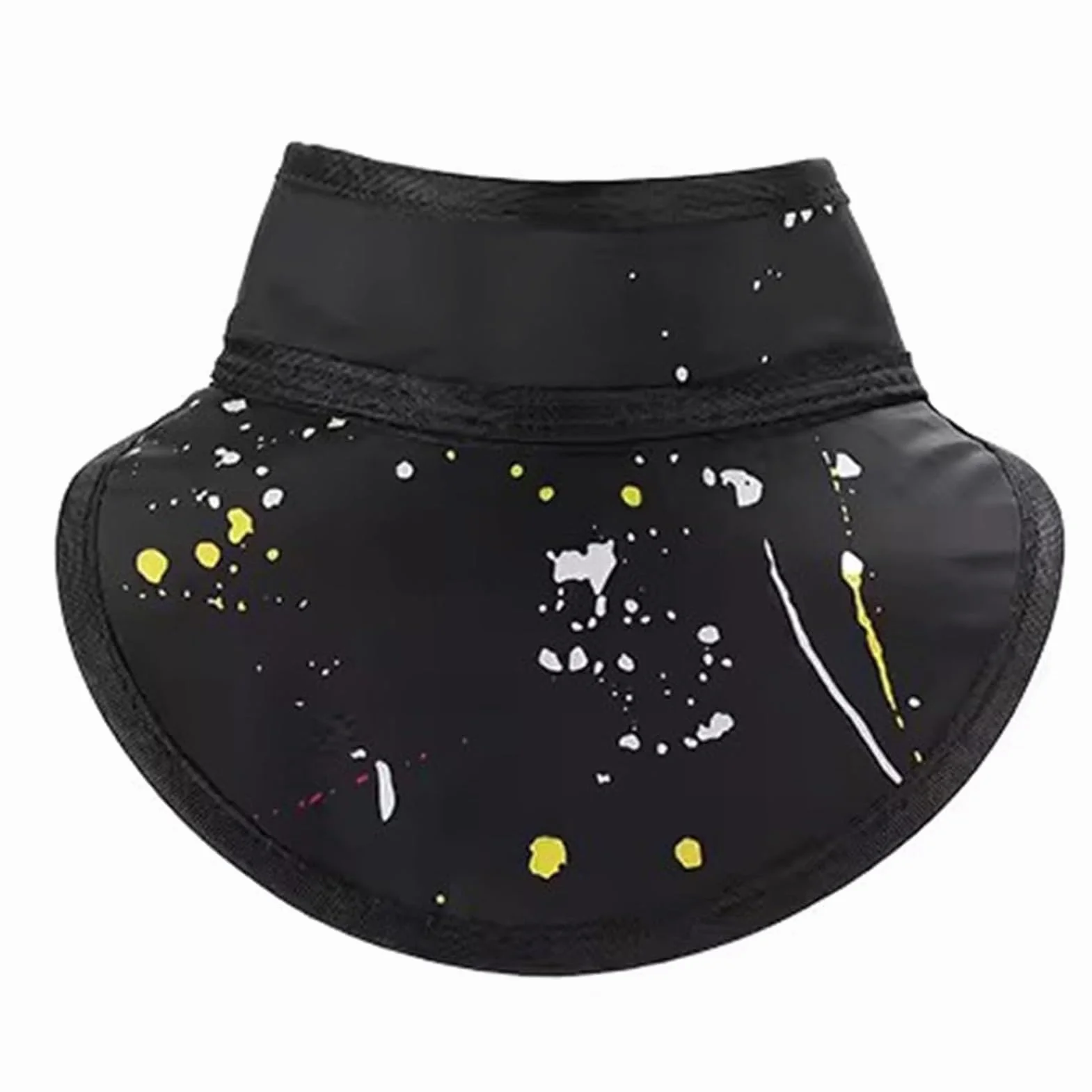 Delantal de Plomo Collar Protector de Tiroides para Rayos X, Negro, Ajustable, 0,5 mm Pb