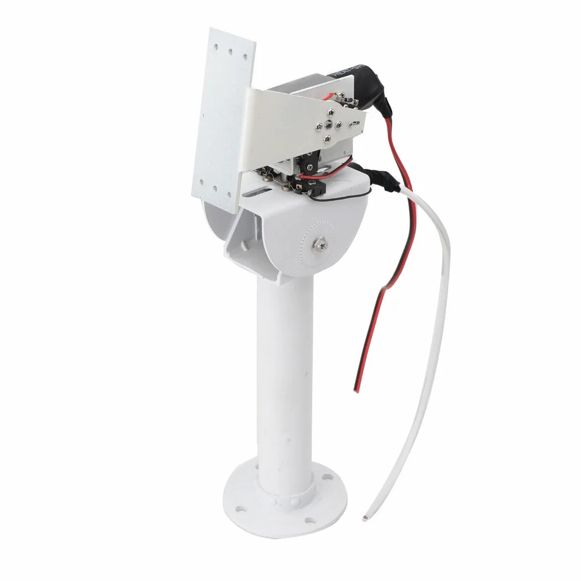 Bricolaje 30 W Dos ejes giratorio Cardán Solar Tracking Robot vigilancia alto par motor engranaje helicoidal