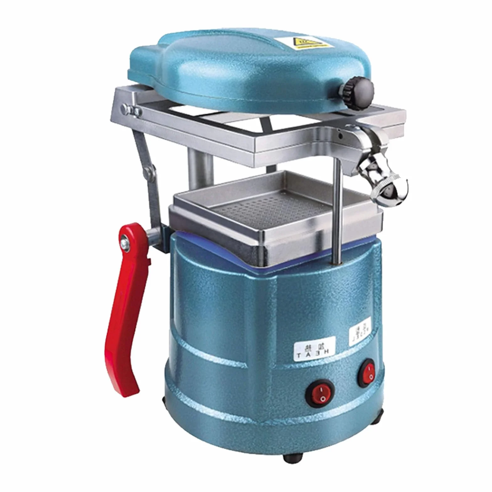 Máquina de termoformado al vacío para laboratorio dental, prensa para retenedores de ortodoncia, estampado al vacío con bola de acero