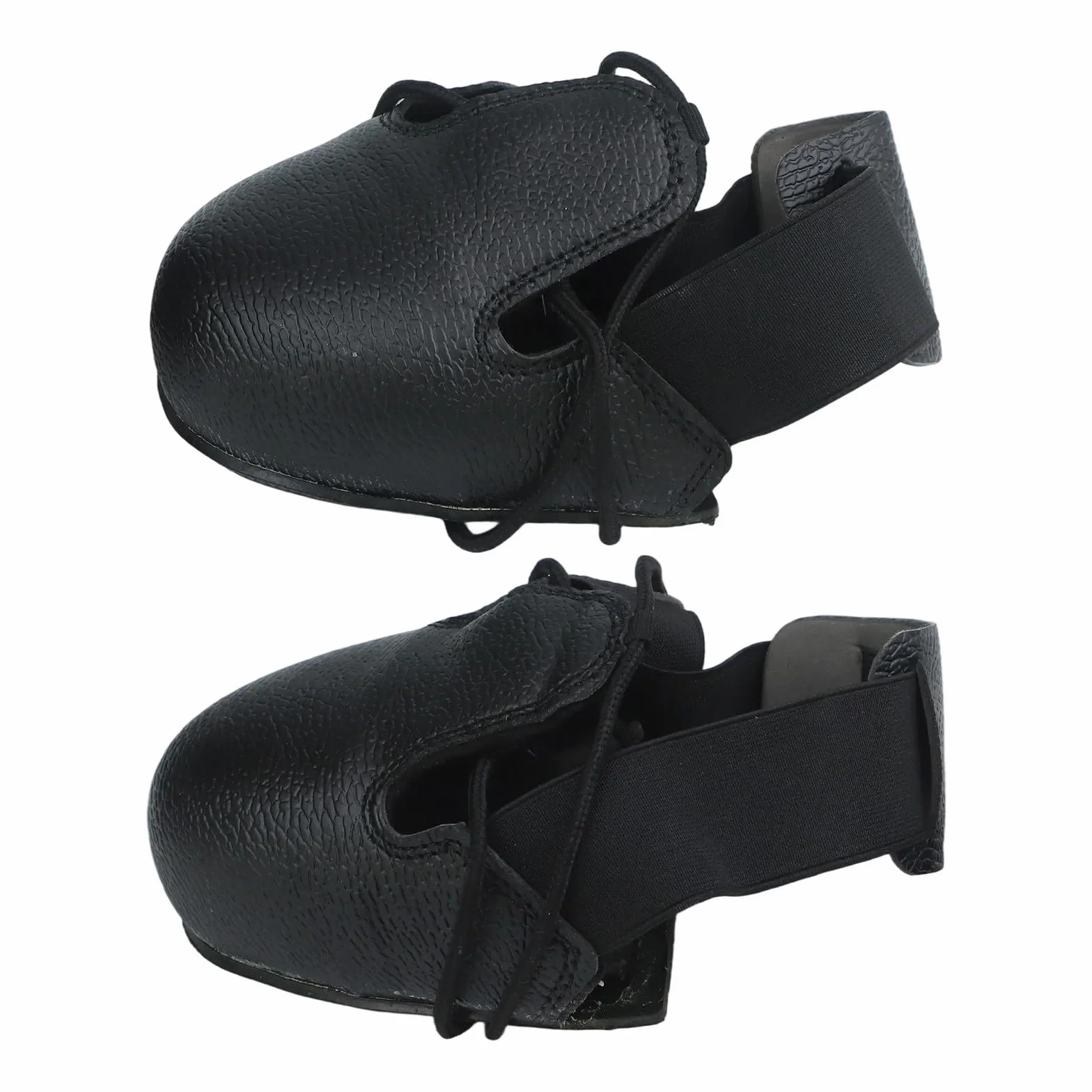 Cubiertas de zapatos de seguridad con puntera de acero, protección antigolpes, antideslizante, equipo de seguridad industrial para hombres y mujeres, tallas europeas 32-45, negro, 22 x 10 x 9 cm