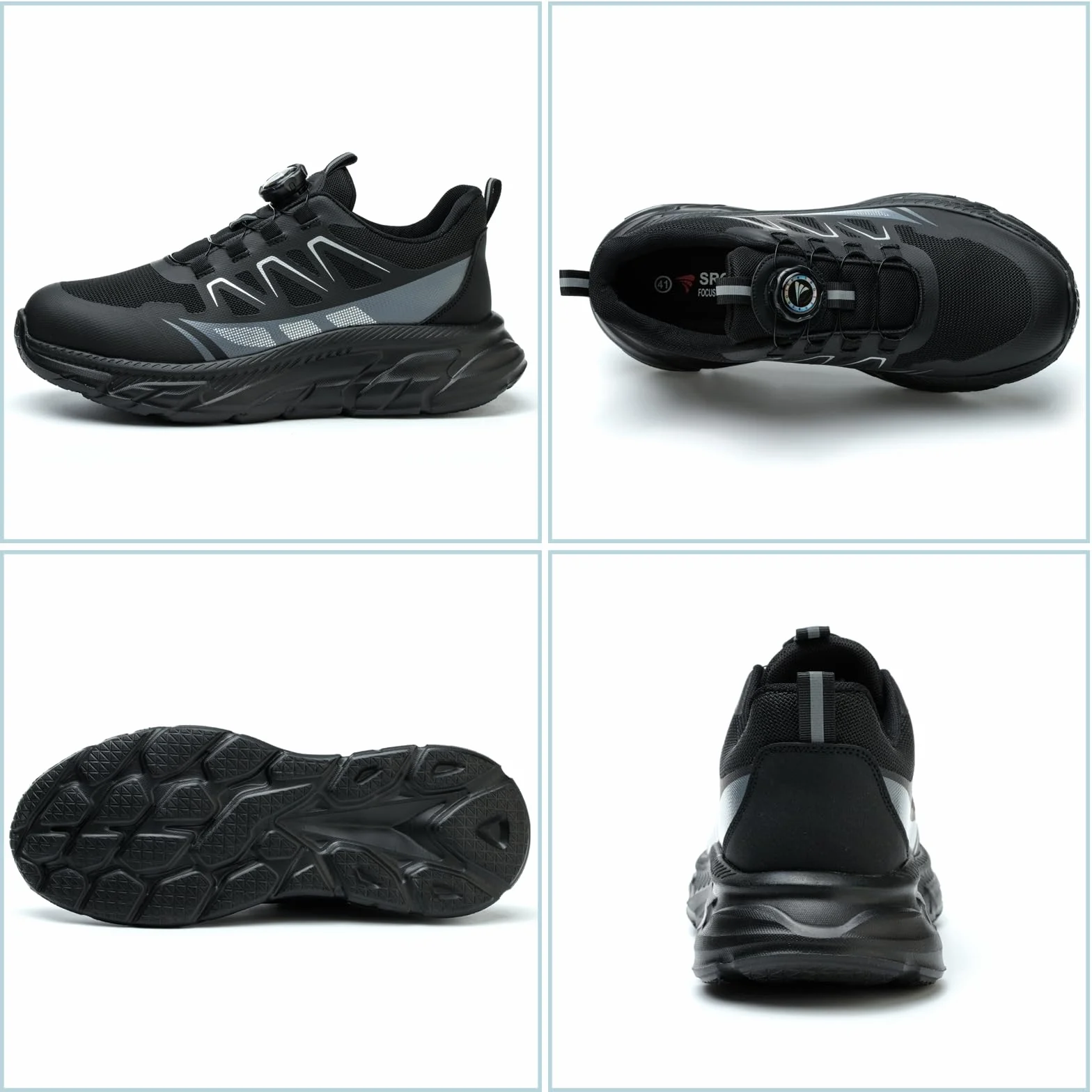 Zapatos Seguridad Hombre Mujer Punteras Acero Transpirable Antideslizante Trabajo Ligeros