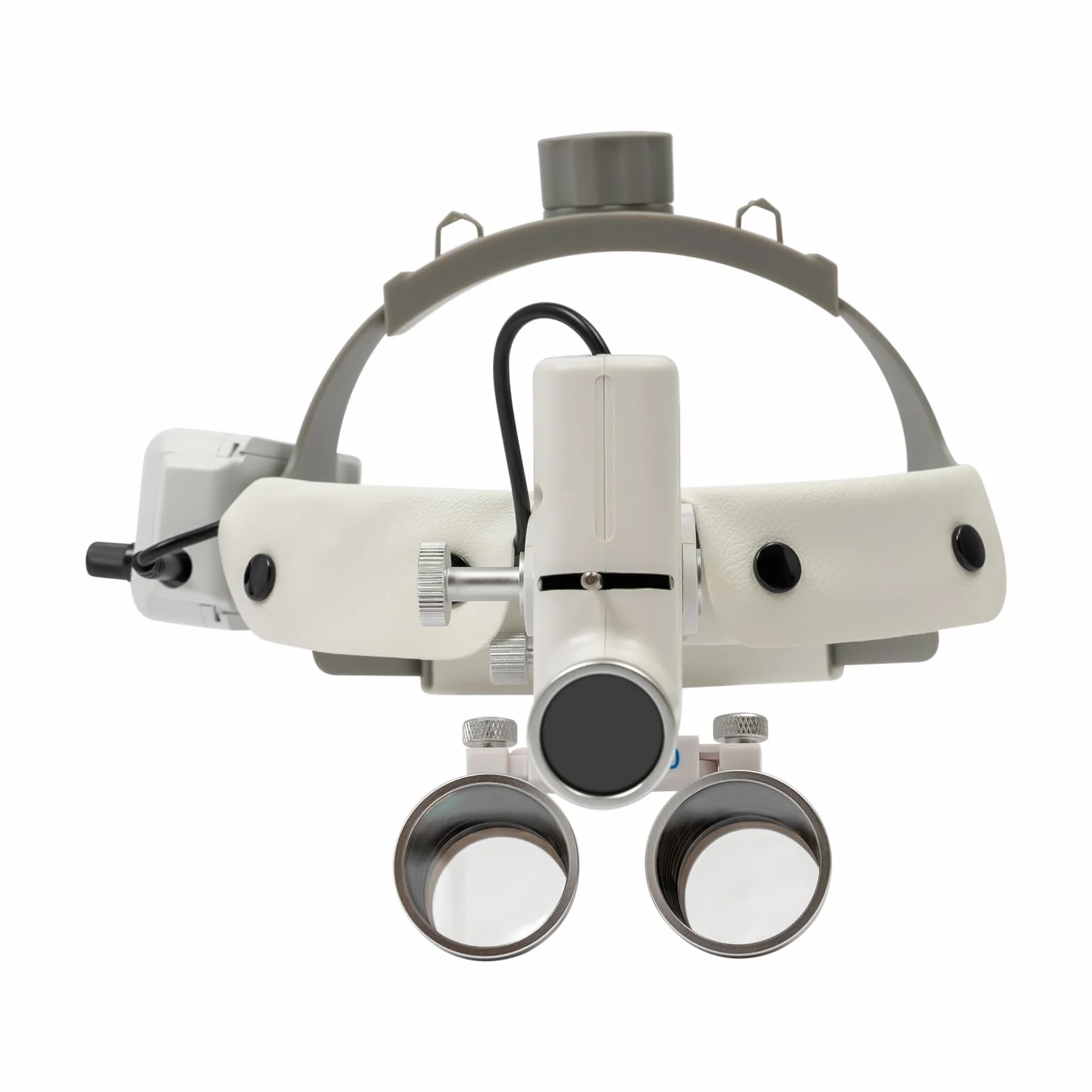 Lupa dentista binocular 3.5x 420mm con luz quirúrgica médica