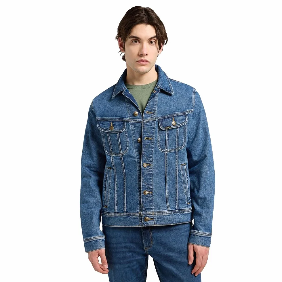 Lee Chaqueta Extreme Motion Rider Chaqueta vaquera Hombre (Pack de 1)