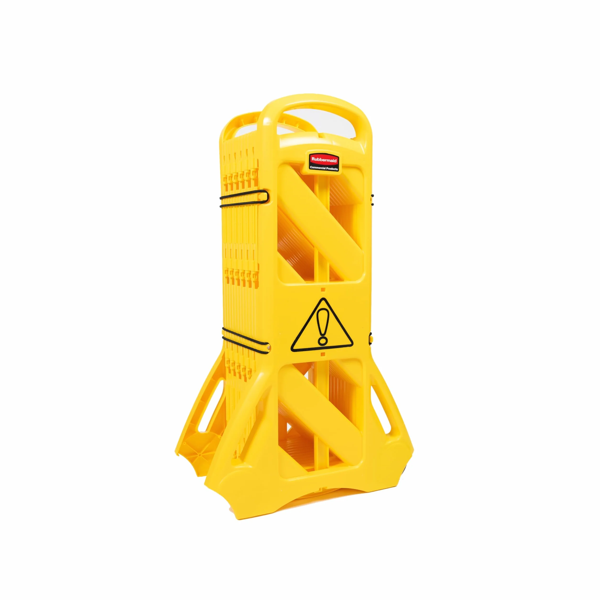 Rubbermaid Commercial Mobile Barricade System 16 Panels 4m Yellow