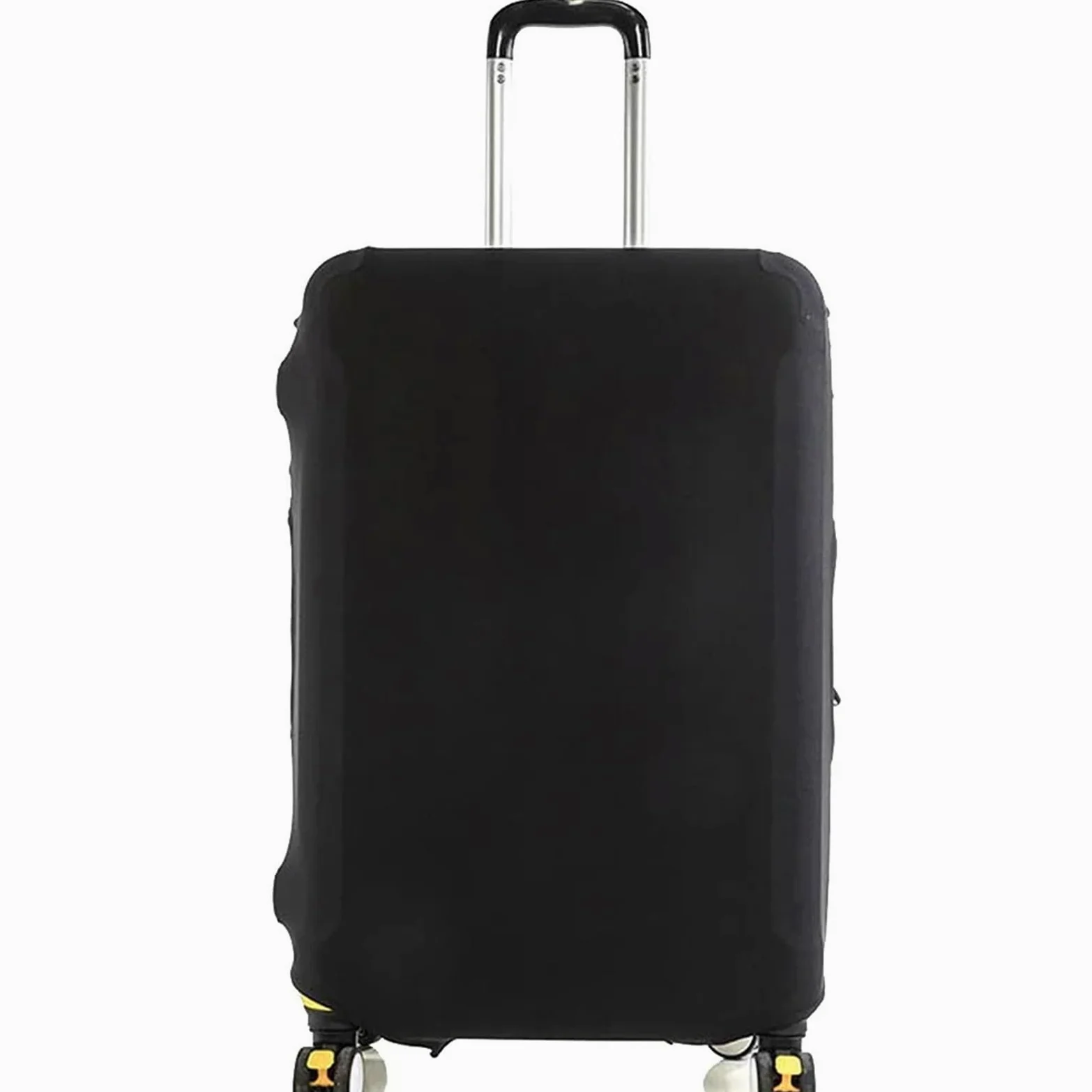 Fundas Protectoras for Maletas de Viaje, Protector Equipaje elástico Grueso for 18 "-28", Funda Bolsa con Letras Doradas Impresas, 2 uds para Maletas(Black,S)
