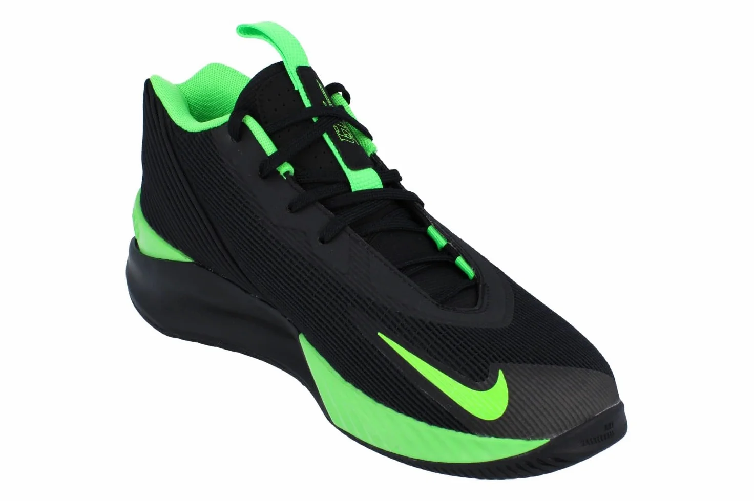 Nike G.T. Jump Academy - Zapatillas de baloncesto (FV5524-001, negro/verde huelga/blanco)