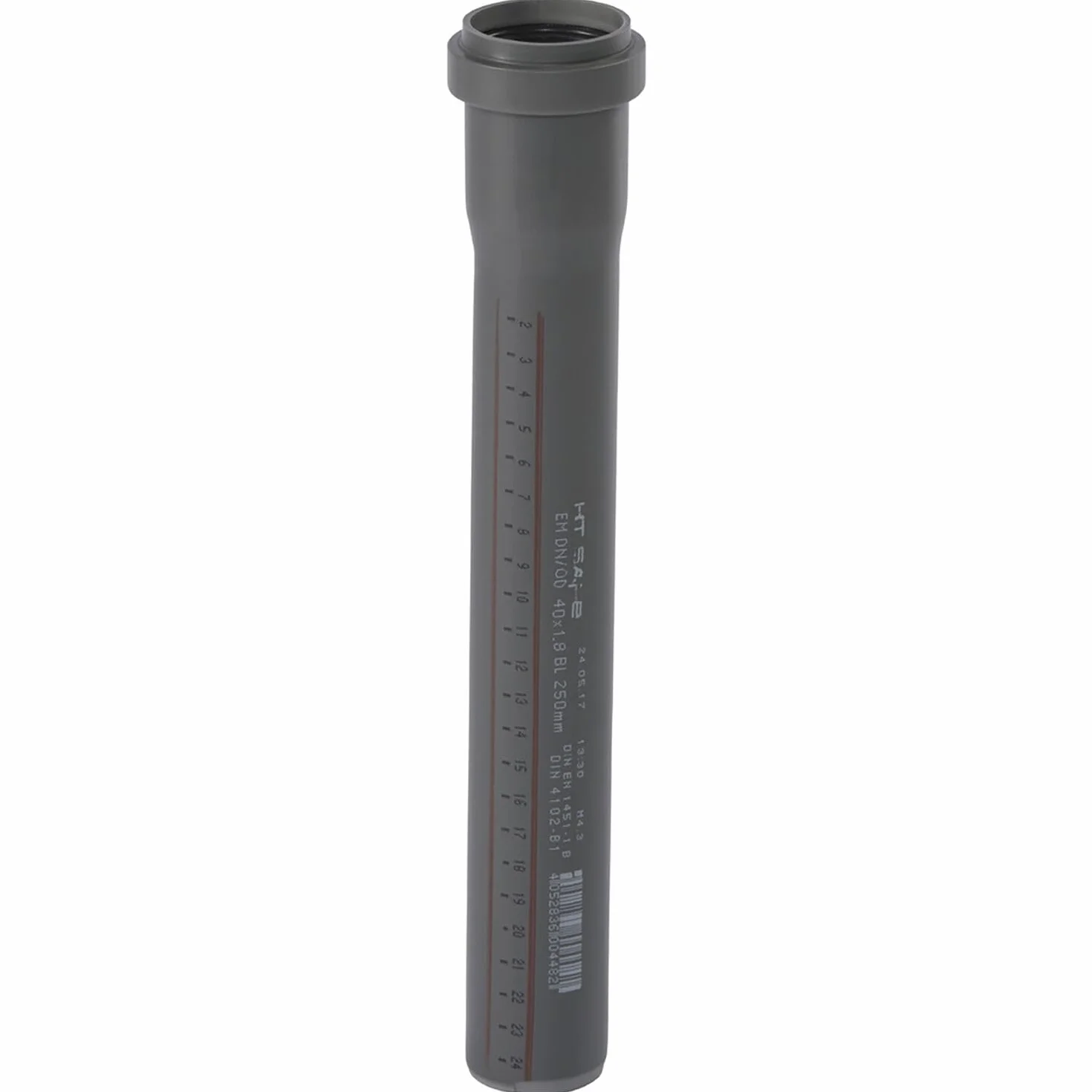 Ostendorf HTsafe HT-Rohr DN 40 mm 250 mm, gris