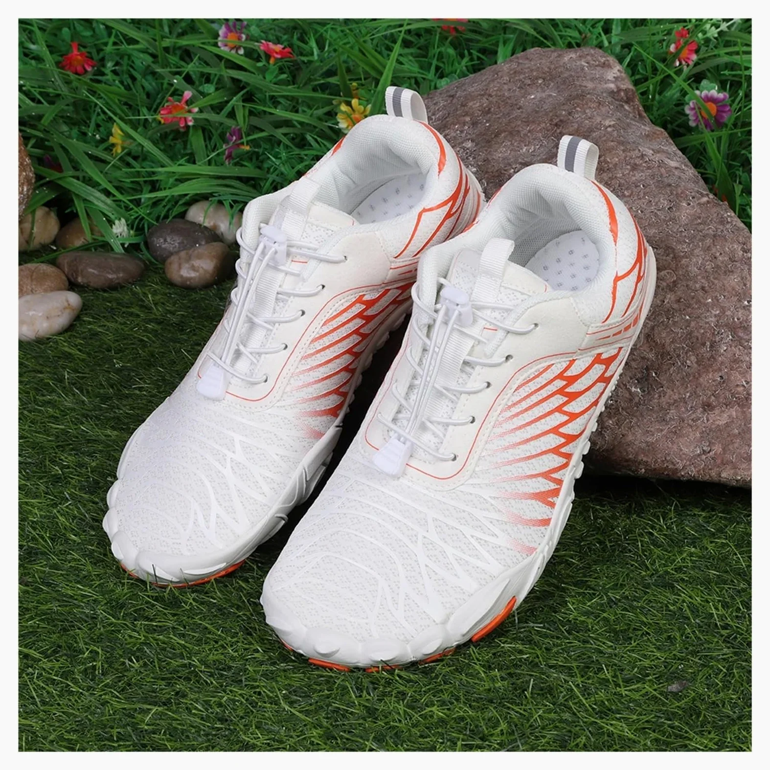 Zapatos De Vadeo Unisex, Zapatos For Nadar En El Agua, Zapatillas Descalzas For Hombres Y Mujeres, Sandalias De Playa For Exteriores, Zapatos For Aguas Arriba(Orange,46)