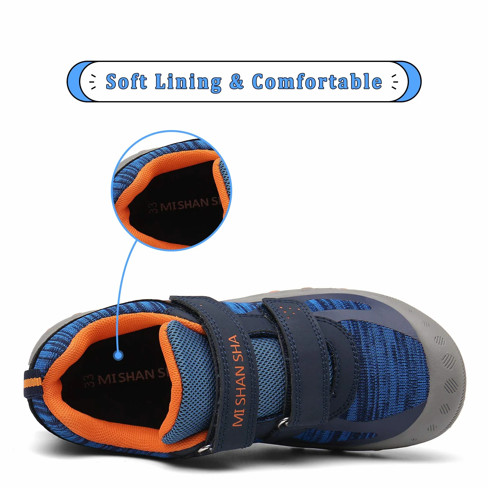 Mishansha Zapatos de Deportivo para Niños y Niñas Antideslizante Zapatillas de Senderismo Ligero, Talla 24-38 EU