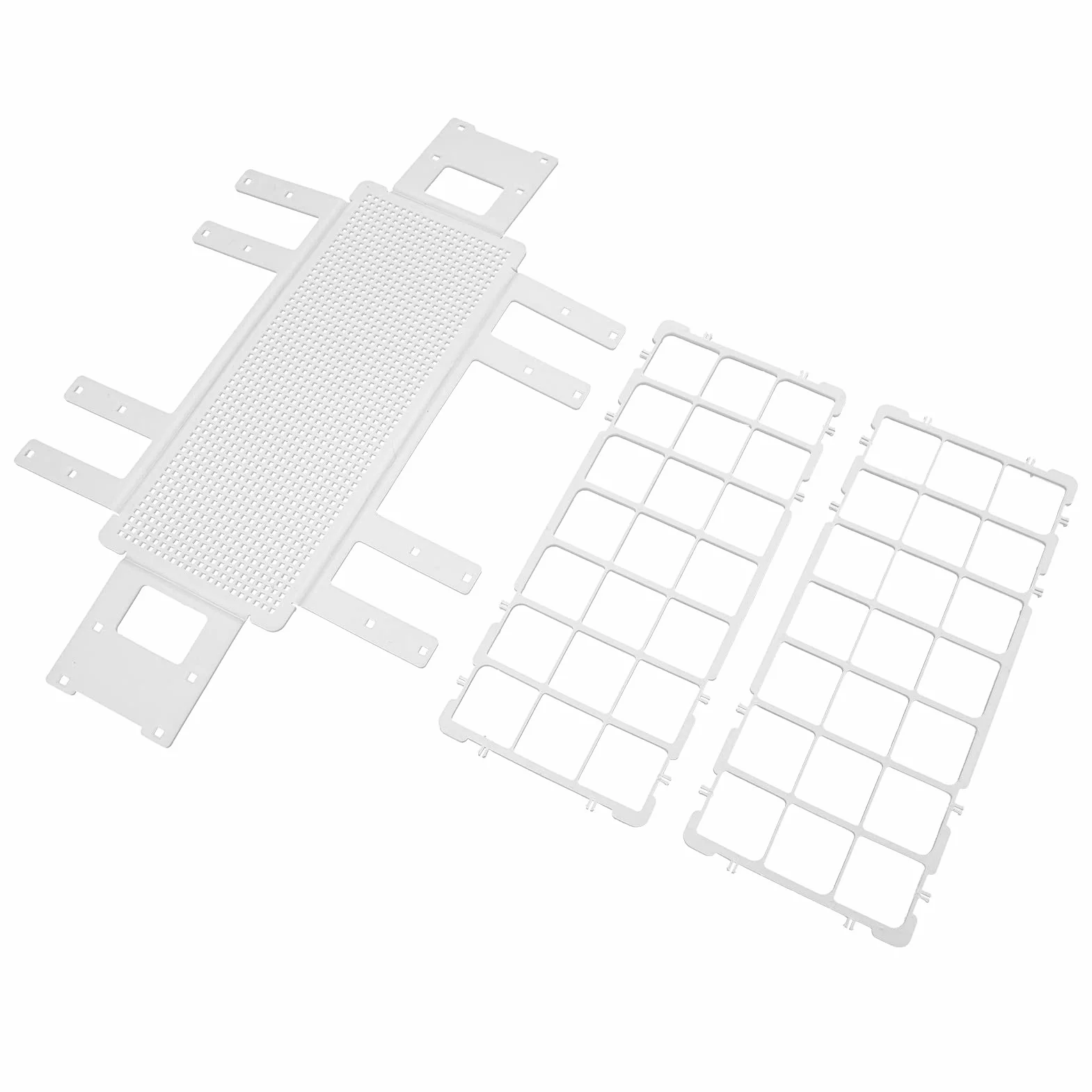 Soporte de Plástico para Tubos de Ensayo, Desmontable, 30mm x 21 Orificios