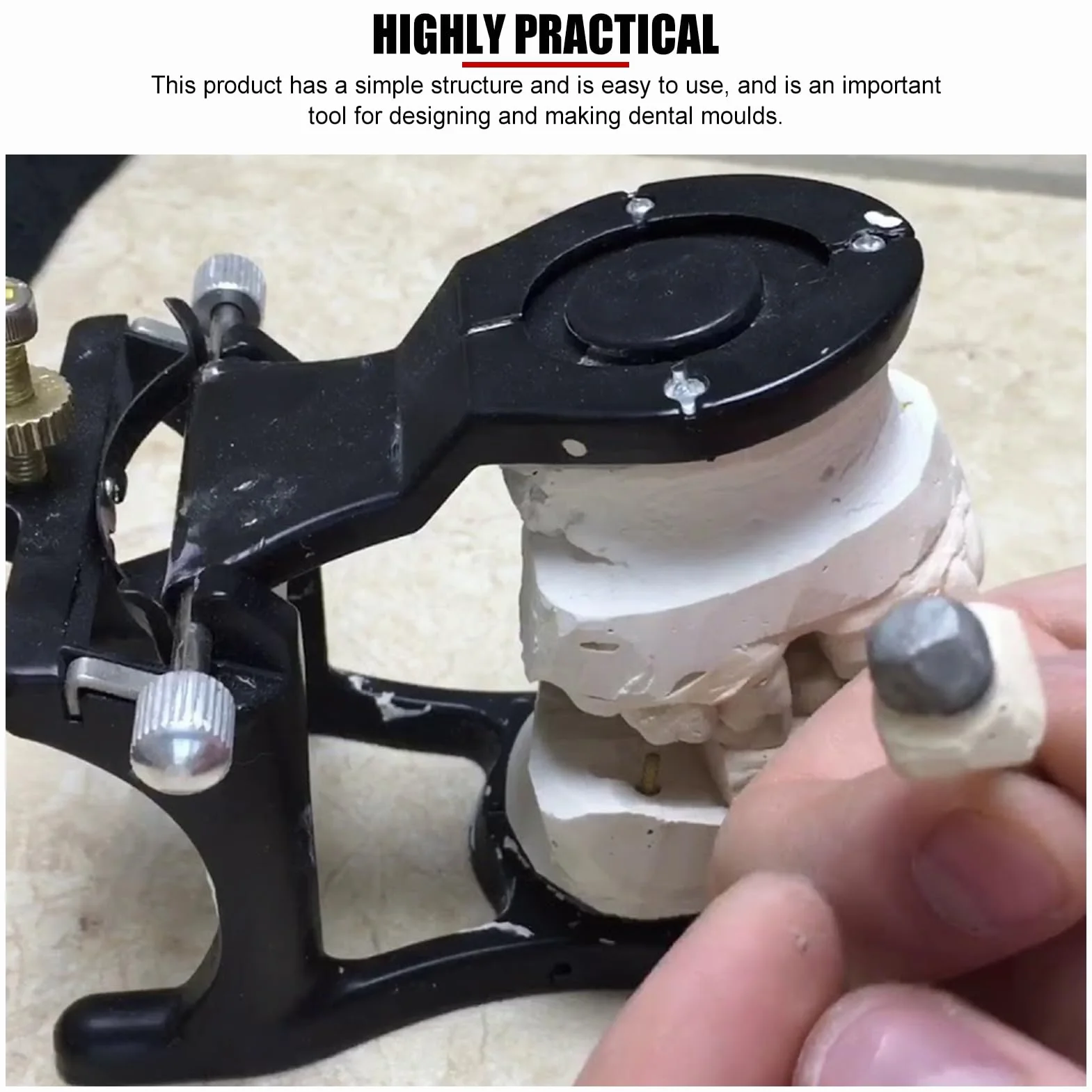 Articulador ajustable dental imán boca completa cobre