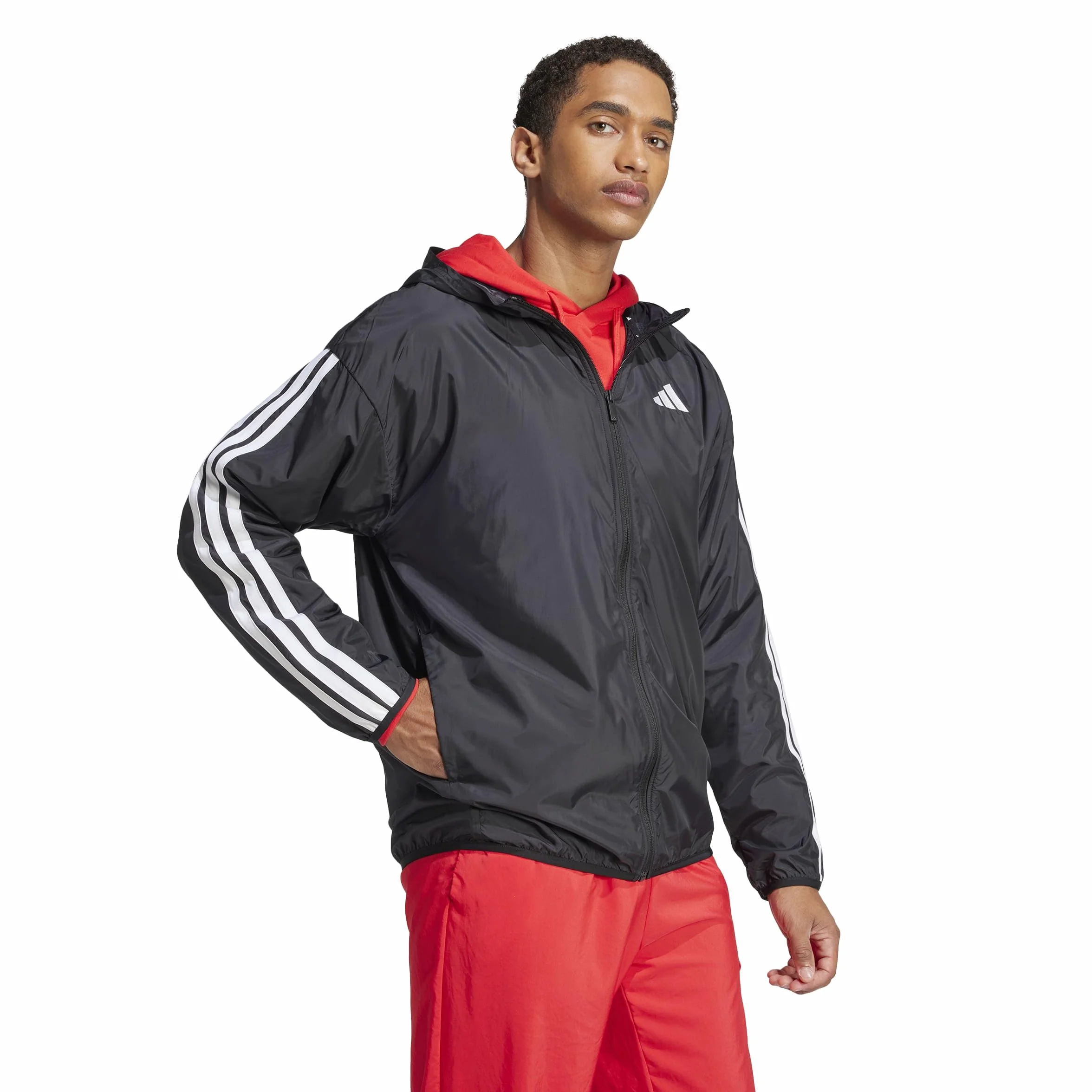 adidas Essential Three Stripes Windbreaker Chaqueta Hombre