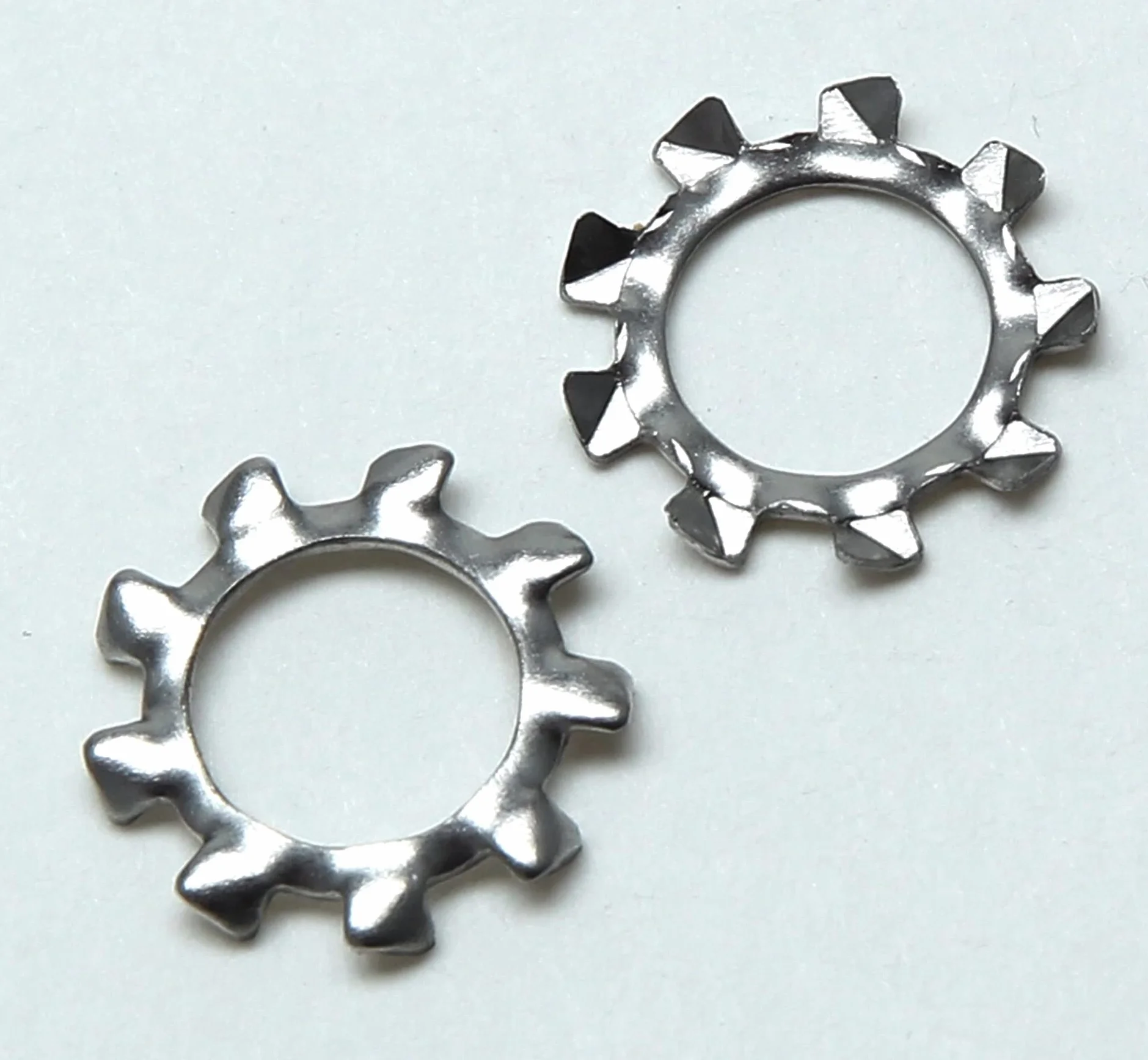 Discos dentados DIN 6797 forma A acero inoxidable A2-1.4310 M10