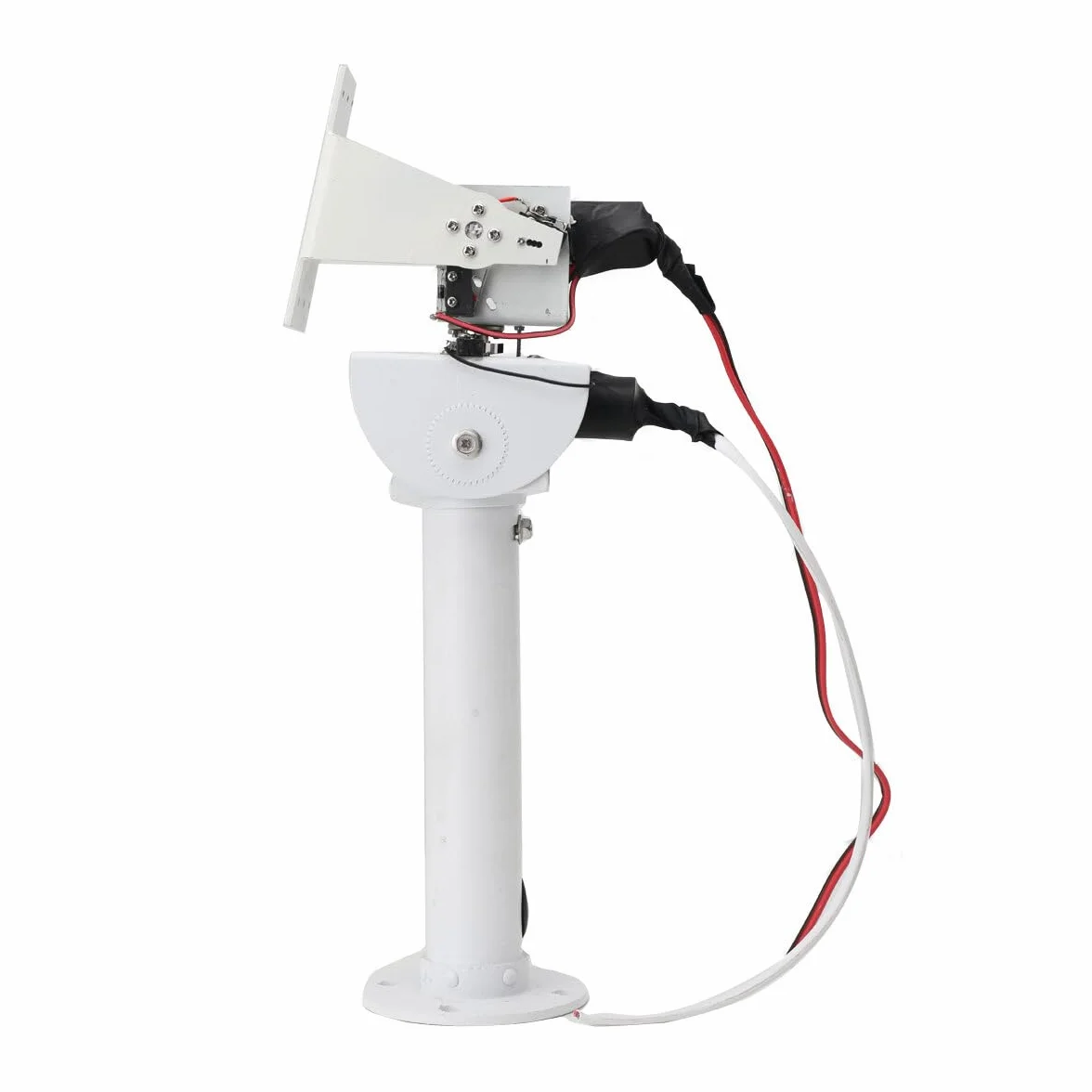 Bricolaje 30 W Dos ejes giratorio Cardán Solar Tracking Robot vigilancia alto par motor engranaje helicoidal