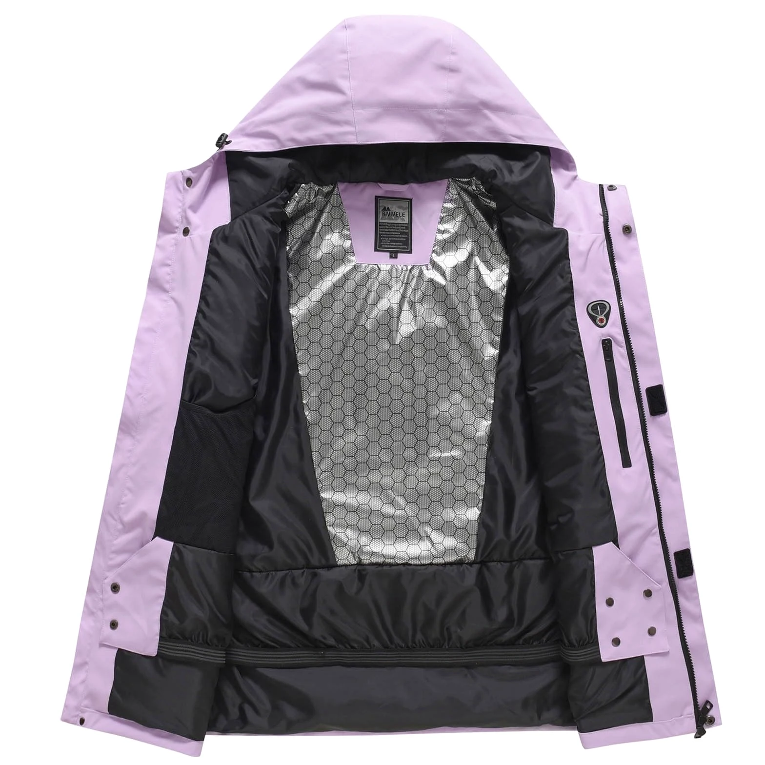 Chaquetas impermeables para hombre, talla grande, para invierno, gruesa, acolchada, para esquí, snowboard, nieve, chaqueta cálida con múltiples bolsillos, ropa térmica para exteriores