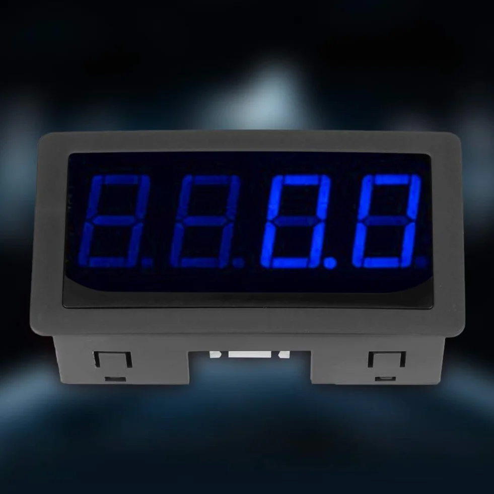 Samfox Tacómetro Digital LED RPM Medidor de Velocidad con Sensor Hall NPN Azul