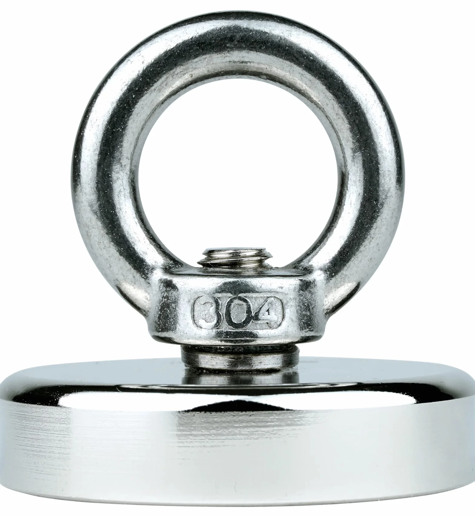 Imán SENSEI 110 kg, Neodimio N52, Ø5 x H1,5 cm, Gancho Superior