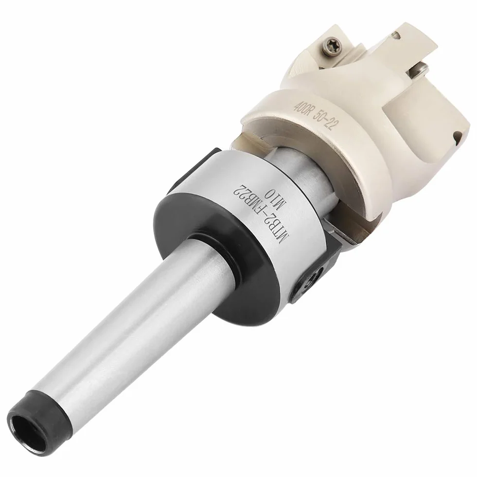 Varilla de extensión de vástago recto MT2-FMB22 + Cabezal de fresa 400R-50-22 CNC Apmt1604 10 cuchillas