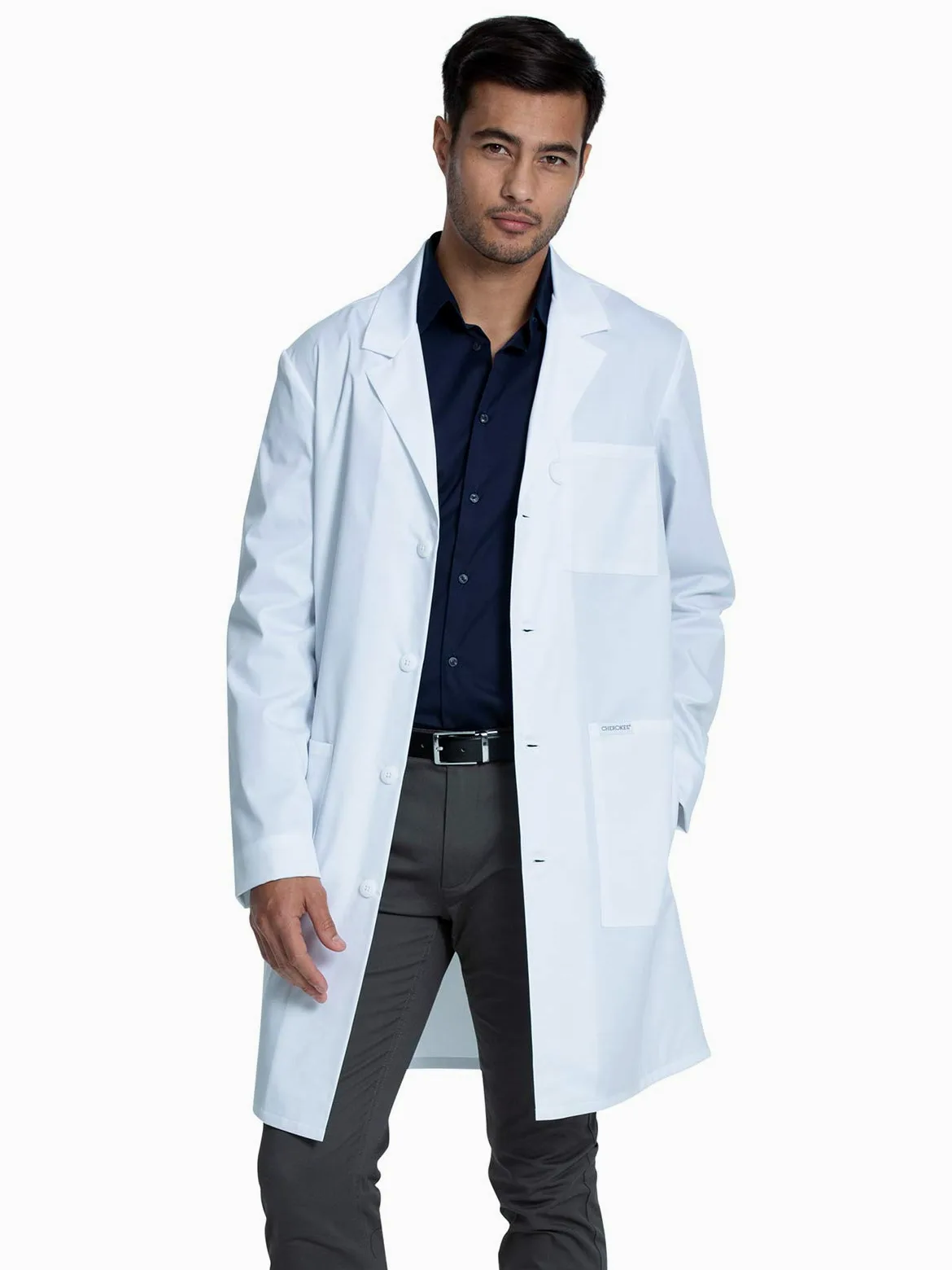 CHEROKEE Unisex Scrubs Lab Coat 38'' CK460, XXS, White