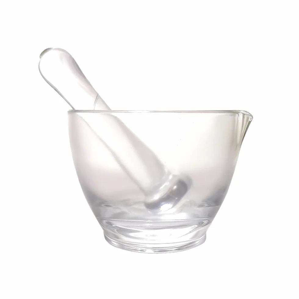 KENZIUM Mortero con Mano 500 ml Vidrio Laboratorio