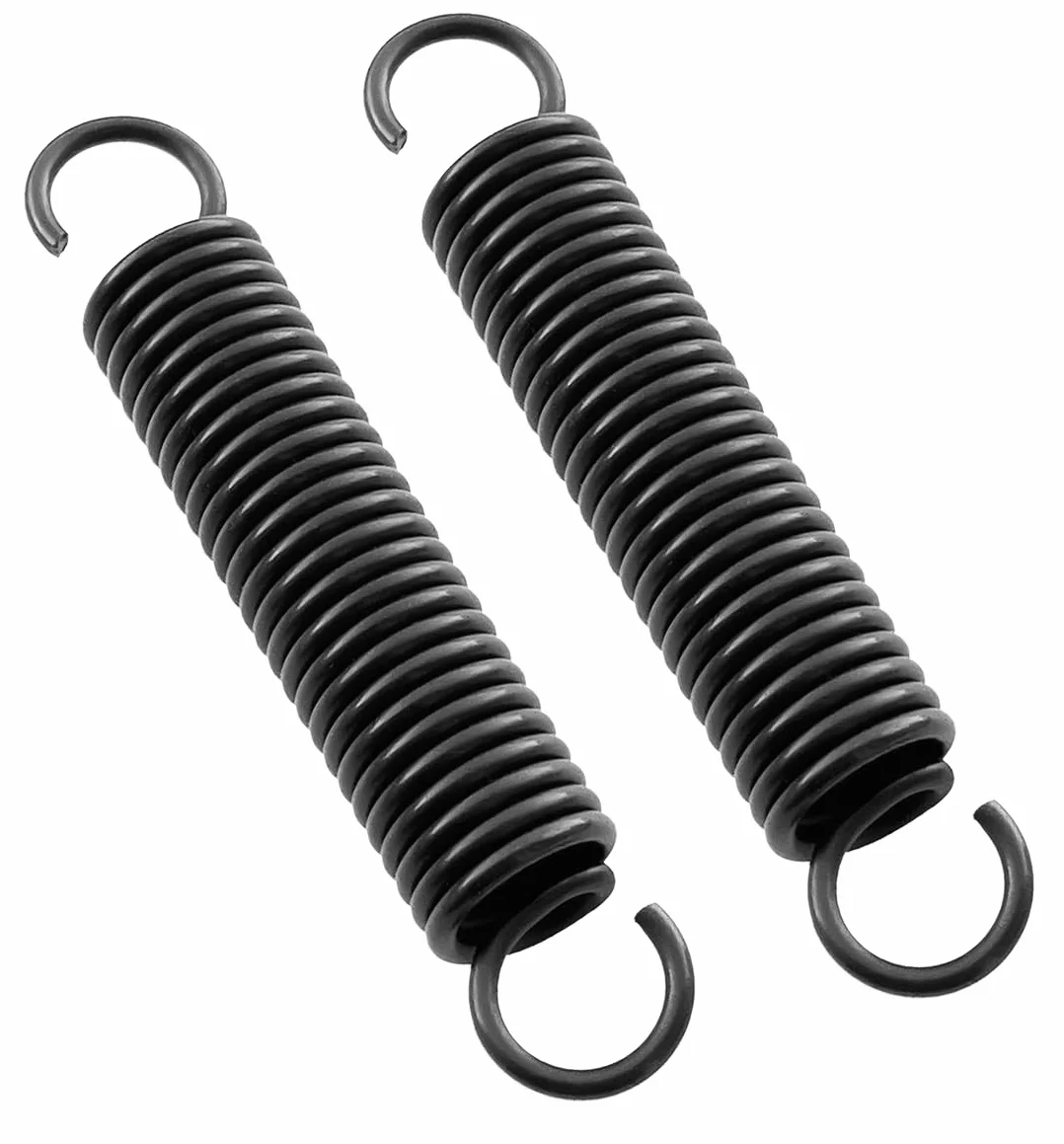 Muelles de extensión de acero 100mm 18mm 2,5mm Resortes de tracción doble gancho