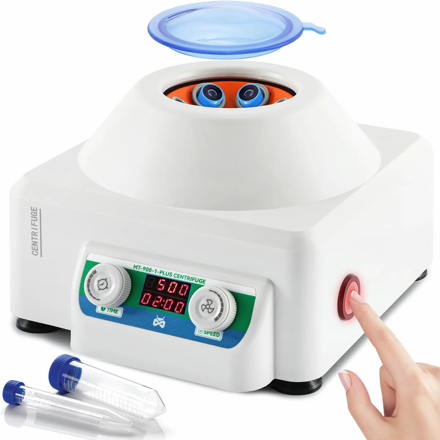 Mxmoonant Centrifugadora de Laboratorio 4000rpm 6x15ml 1685xg 60min Temporizador Separación de Muestras