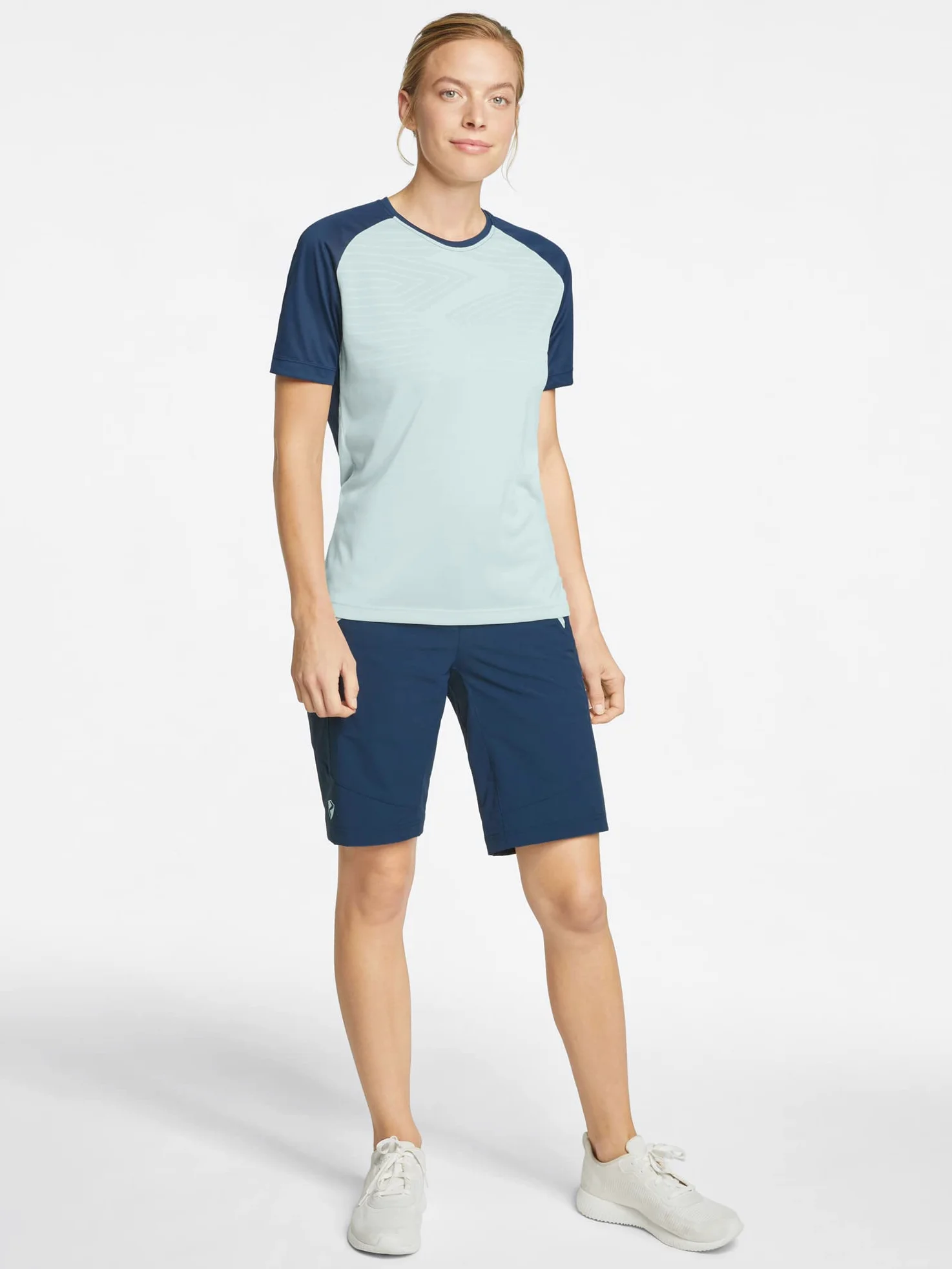Ziener Nasita Pantalones Cortos de Ciclismo para Exteriores, Transpirables, de Secado rápido, elásticos para Mujer