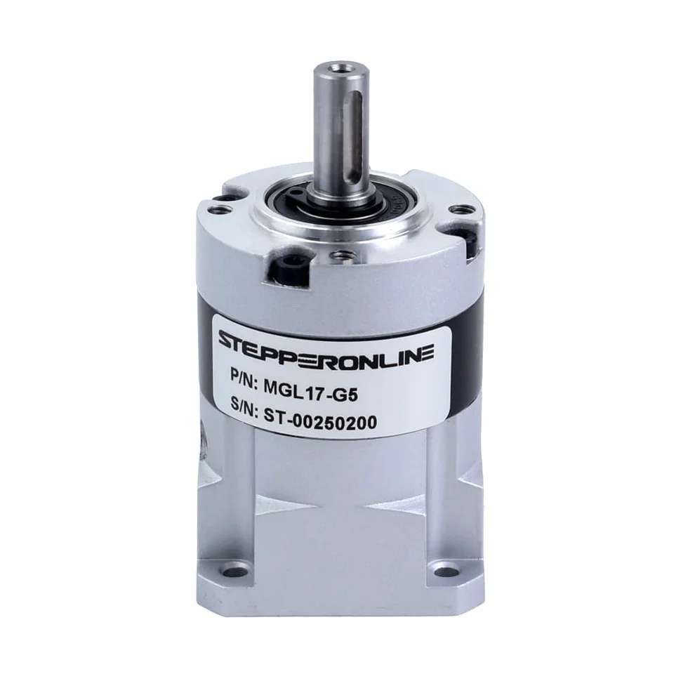 STEPPERONLINE MGL Relación de engranajes planetarios 5:1 Backlash 30arc-min Motor paso a paso Nema 17 Eje 5 mm