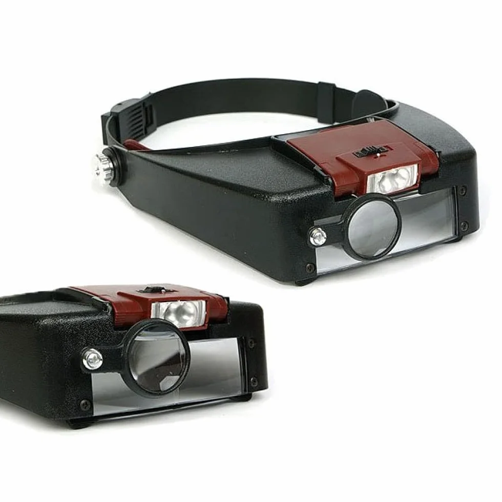 Lupa frontal LED 1,5x 3,0x 8,5x zoom 10x