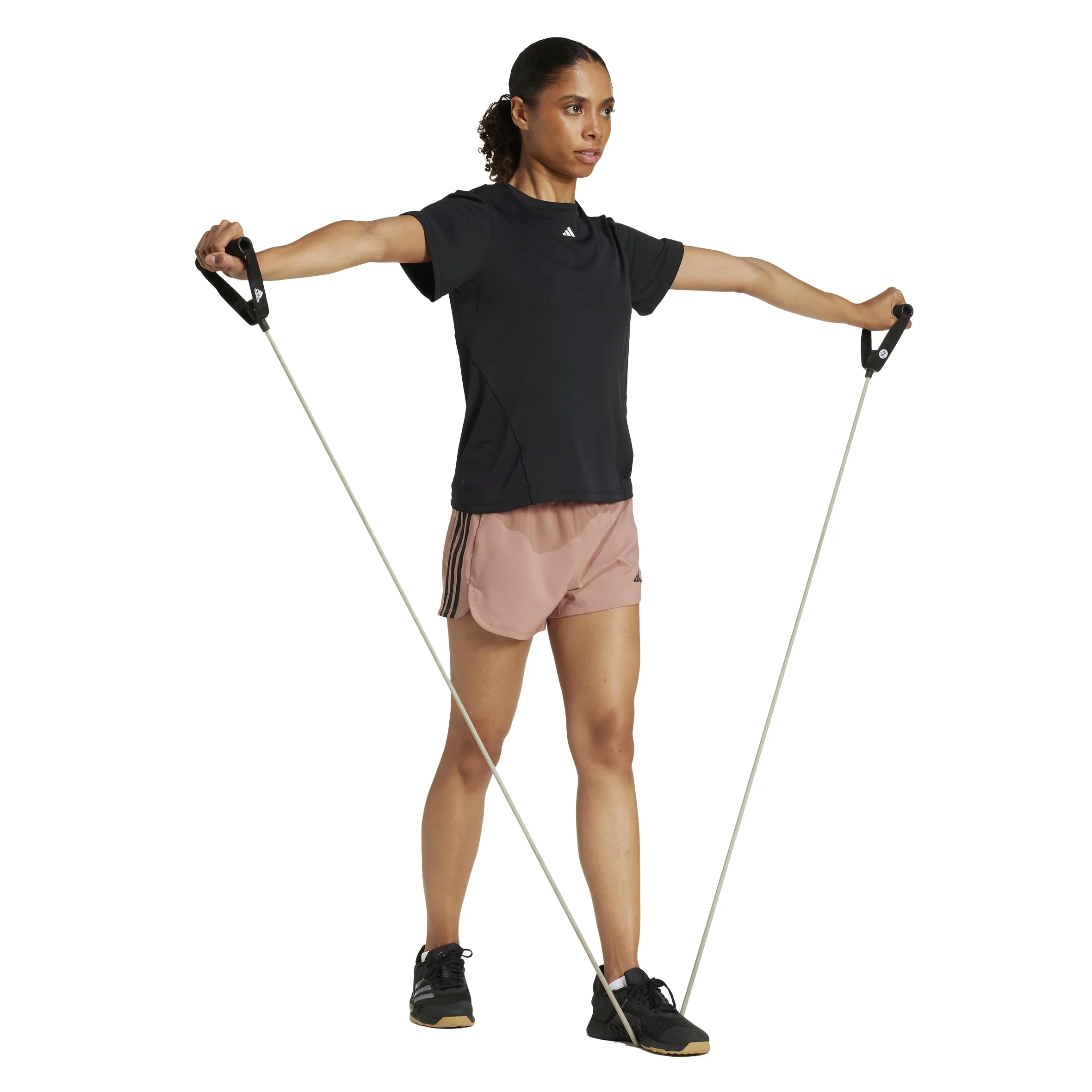adidas Mujer Pacer 3-Stripes Training Woven Shorts