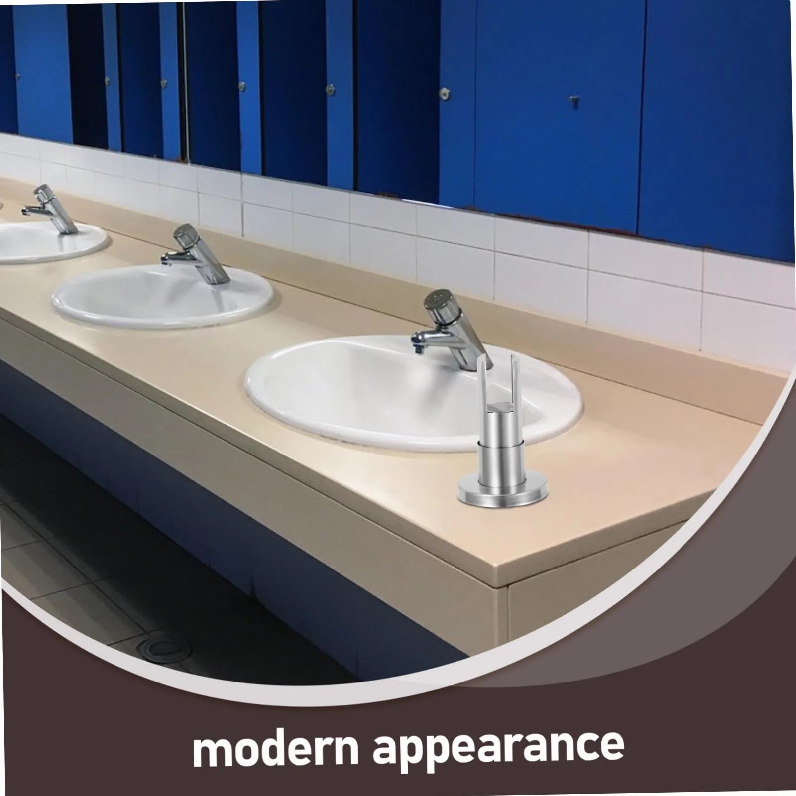 Soporte Metálico para Mampara de Baño en Acero Inoxidable Altura Ajustable 45-65 Mm