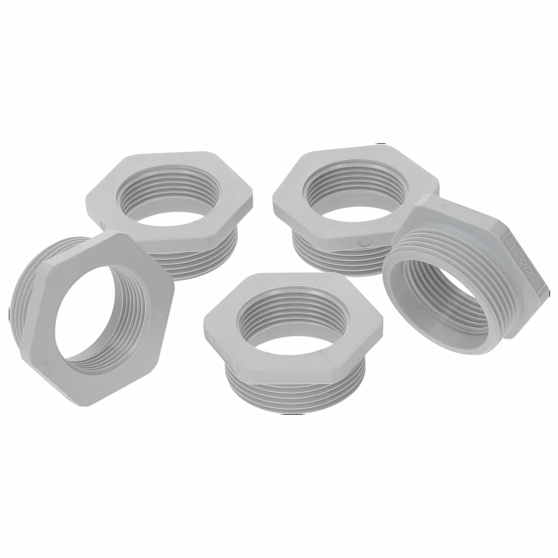 Kalitec G6322500 Lote 5 Reductores M32/M25 Plástico Gris Claro