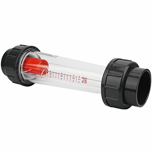 Garosa LZS-50 Medidor Flujo Líquido Tubo Plástico 1-10m³/H Controlador Agua Industrial