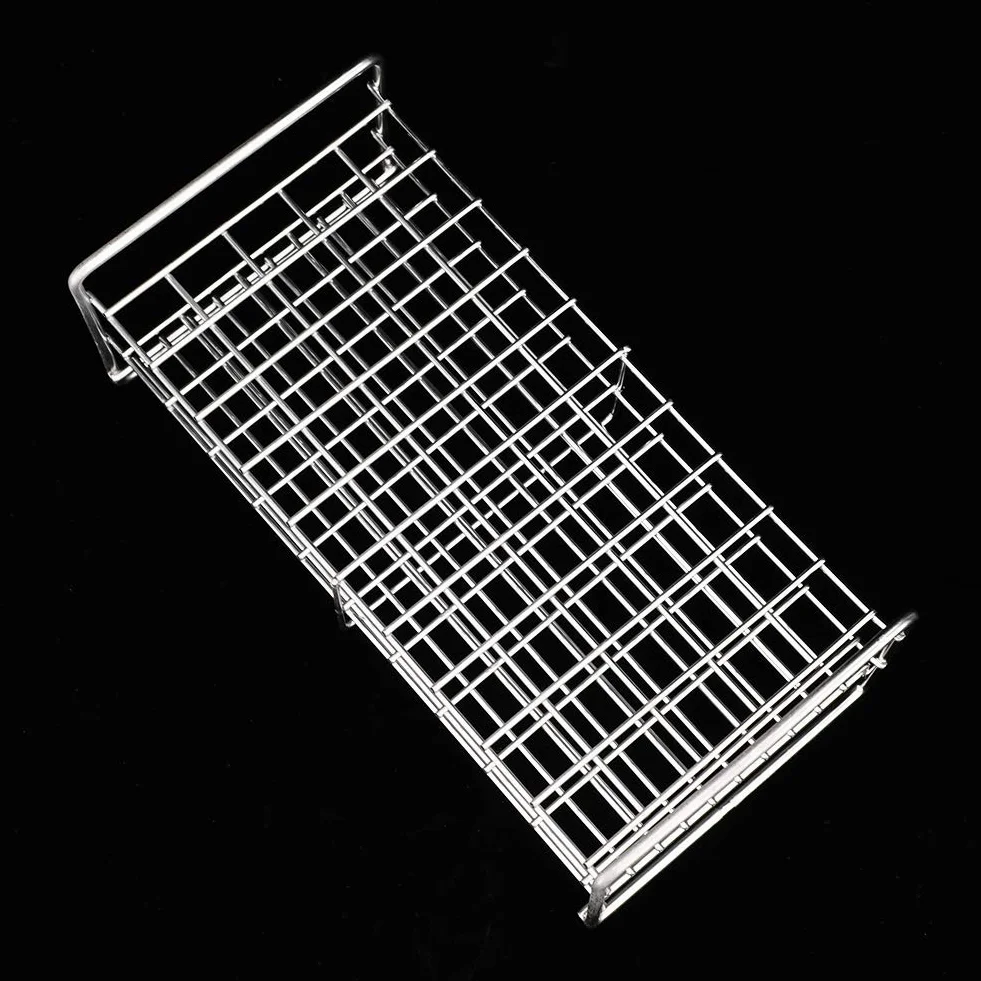 Soporte de Metal para Laboratorio, Acero Inoxidable, 18,5 mm, 50 Agujeros