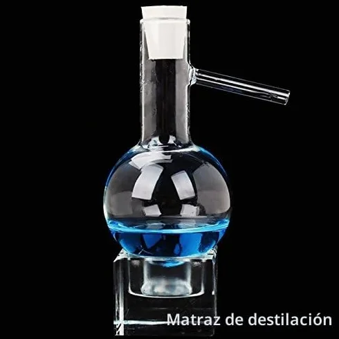 Alambique de cristal destilador laboratorio 100 ml destilación agua aceites esenciales alcohol industria científica