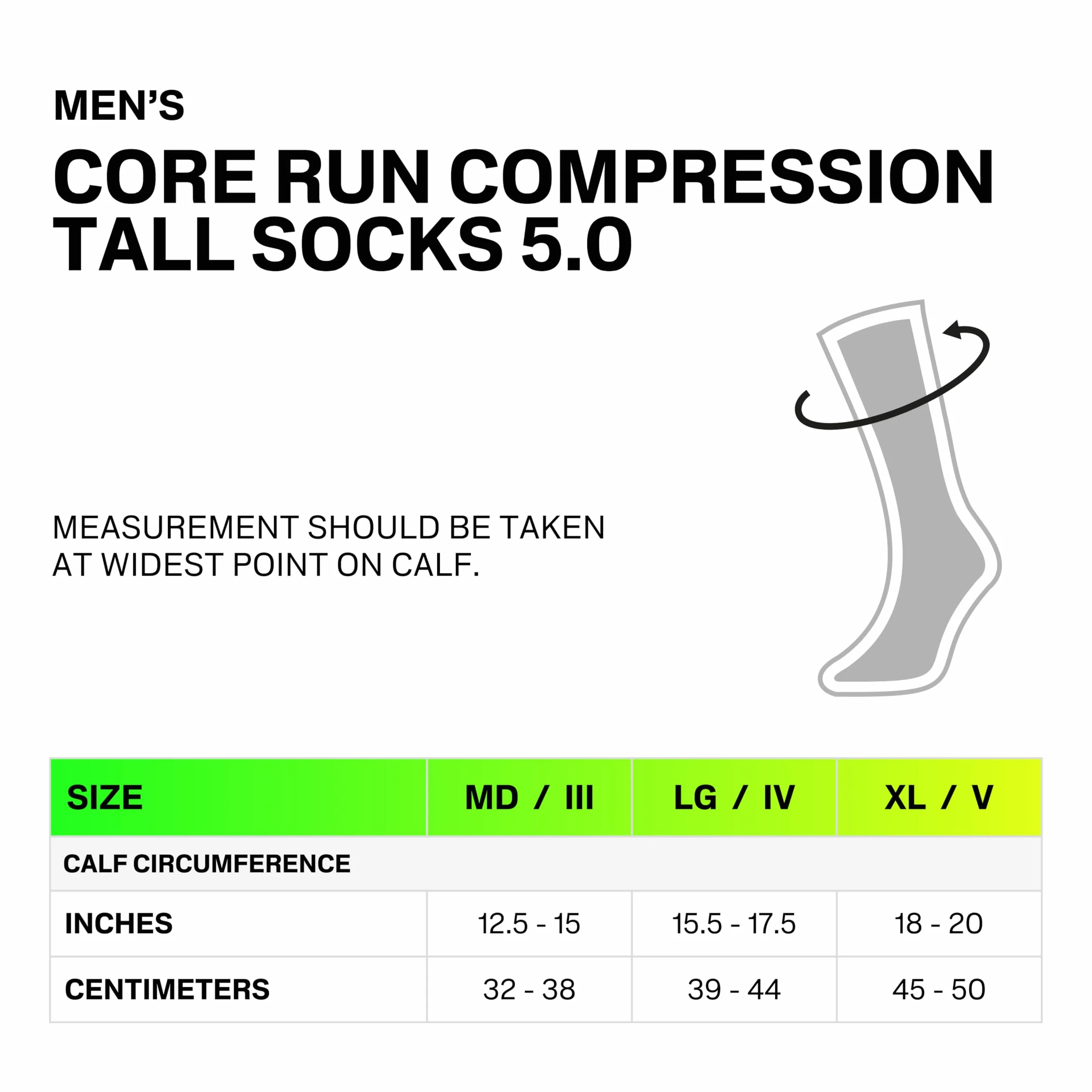 CEP Core Tall 5.0 Calcetines de compresión Hombres black