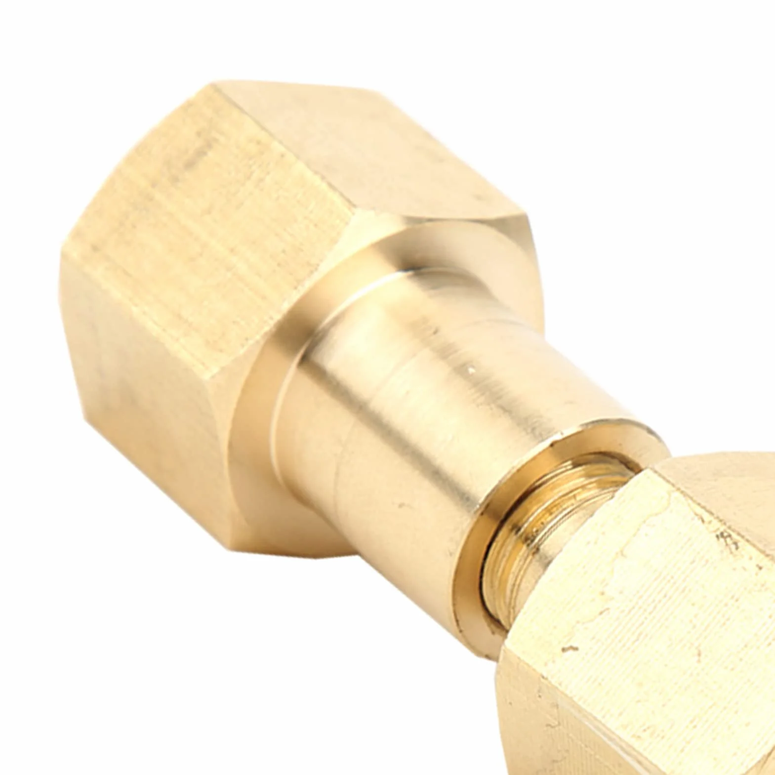 Adaptador de Cilindro CGA-320 a CGA-580 Tanque de CO2 a Regulador de Argón