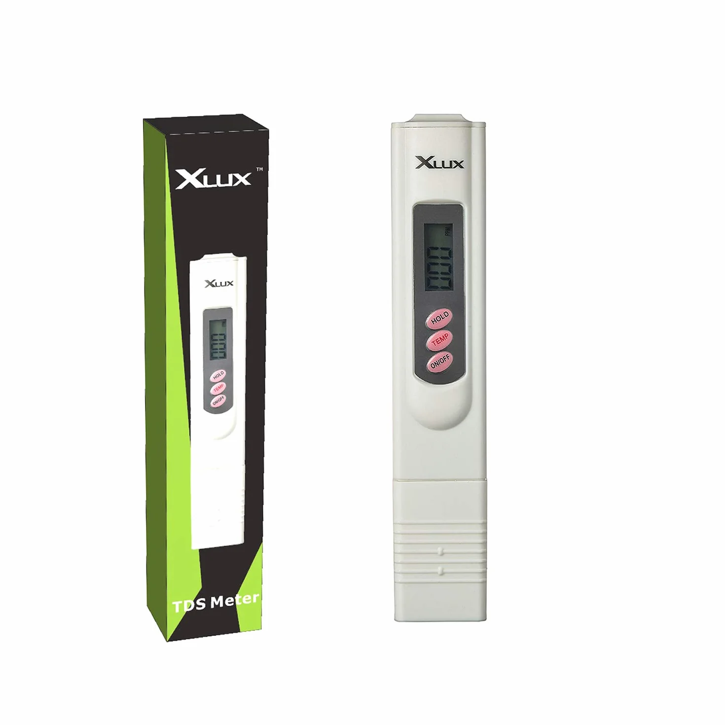 Medidor de TDS XLUX digital 0-9990 ppm precisión ±2%