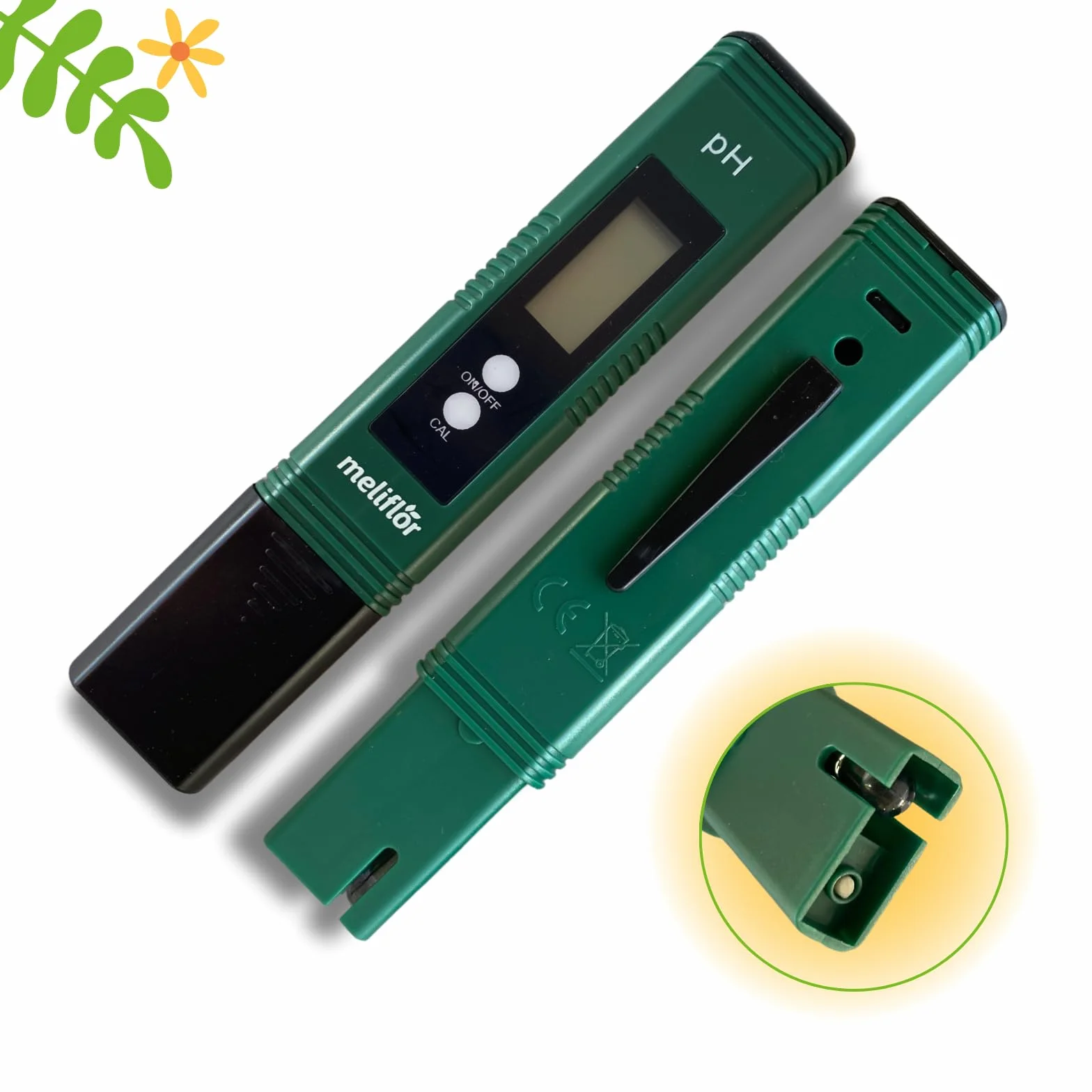 Medidor de pH Eco Meliflor ±0.01 Calibración automática