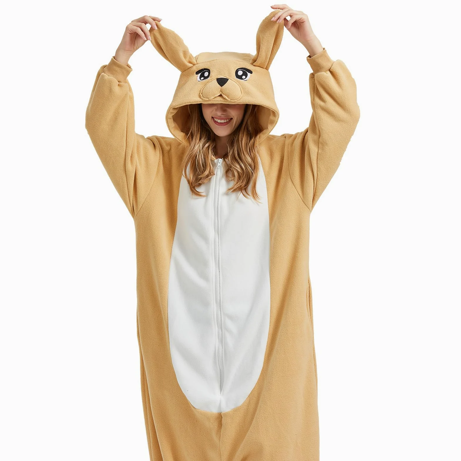 Pijama de perro Golden Retriever para Halloween, disfraz unisex de dibujos animados, animal, Navidad, cosplay