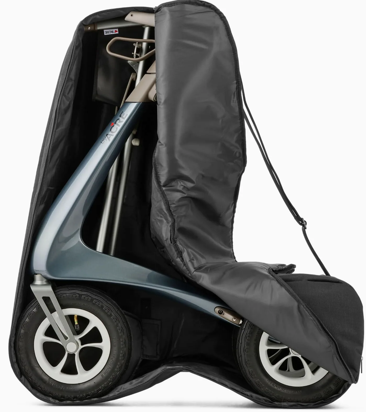 byACRE Bolsa de Viaje para Carbon Overland, Accesorio | Bolsa de viaje acolchada con forro, protege el andador de arañazos, con asa y bandolera ajustable