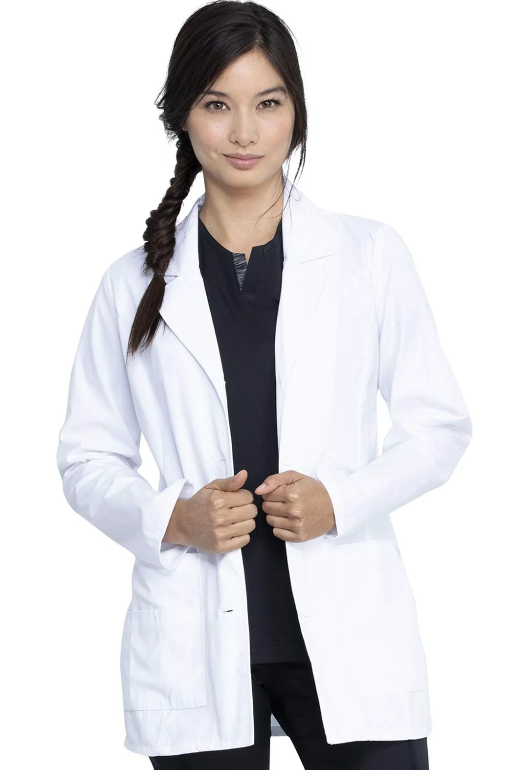 Dickies Women's 29 Inch Lab Coat, White, XX-Large