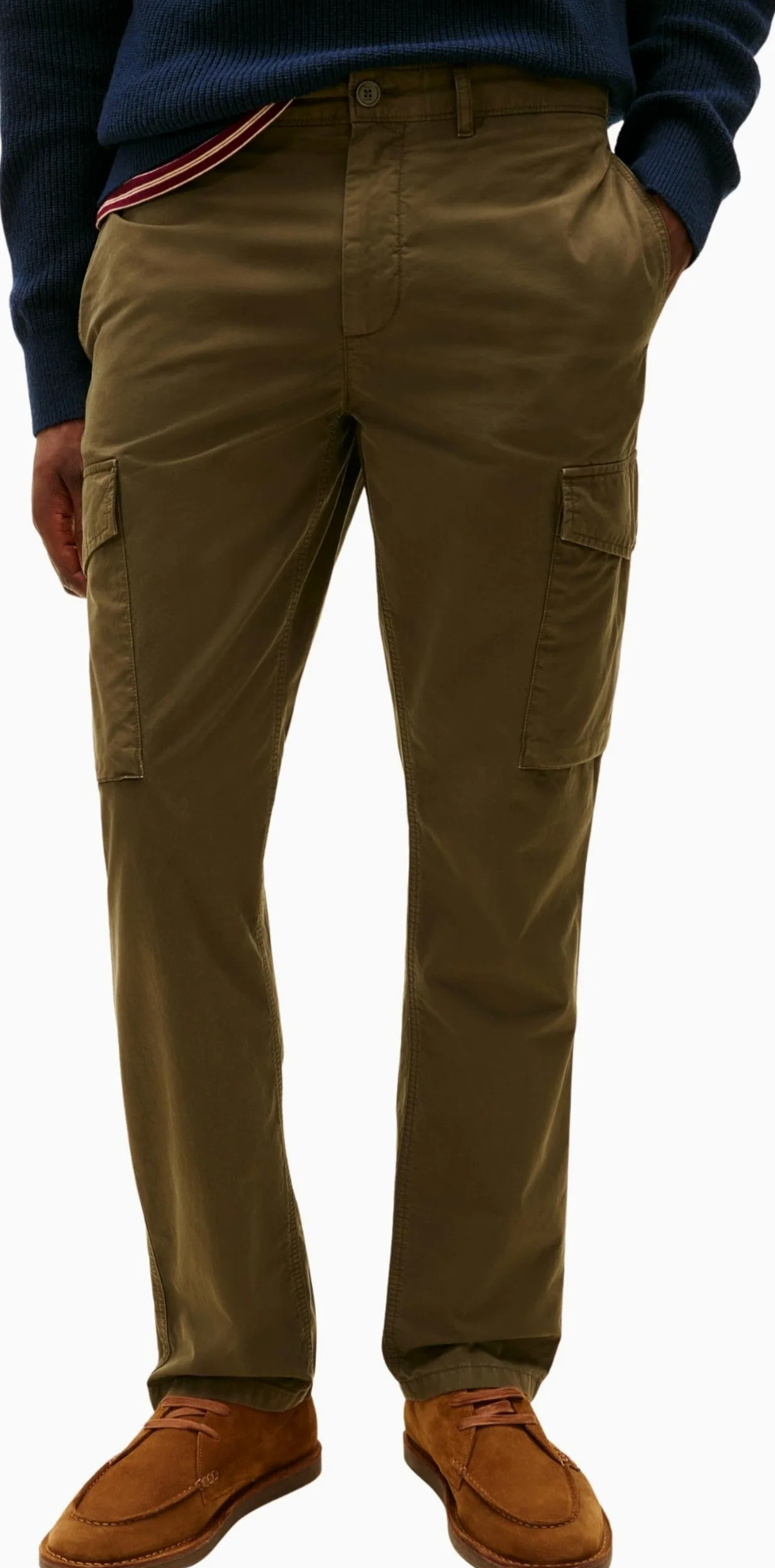 Tommy Hilfiger Men Denton LW Twill Cargo MW0MW39695 Cargo, Caqui, 34W/30L, Caqui (Verde Oscuro), 34W x 30L