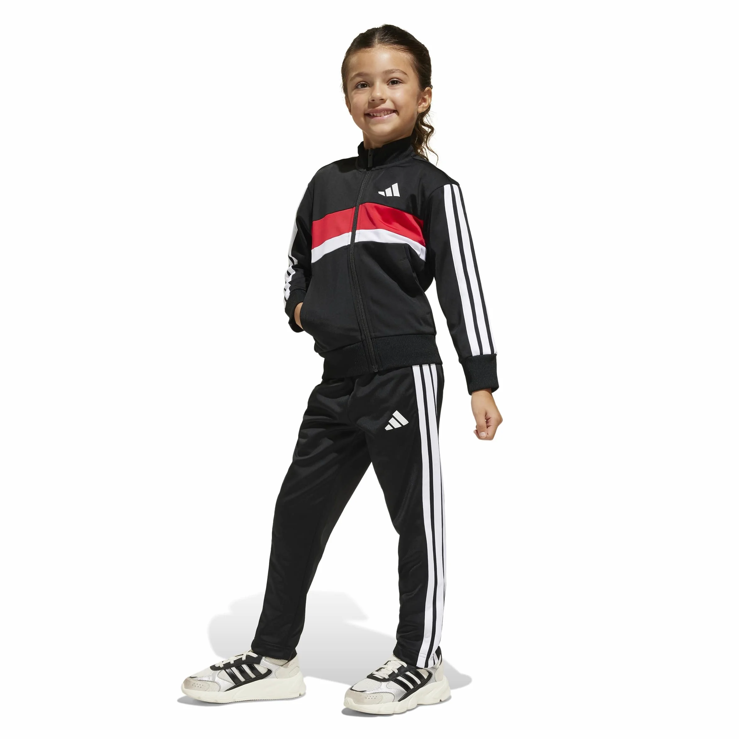 adidas Unisex Kids' Chándal Seasonal Essentials Tiberio Tricot 3 bandas (Adolescentes)