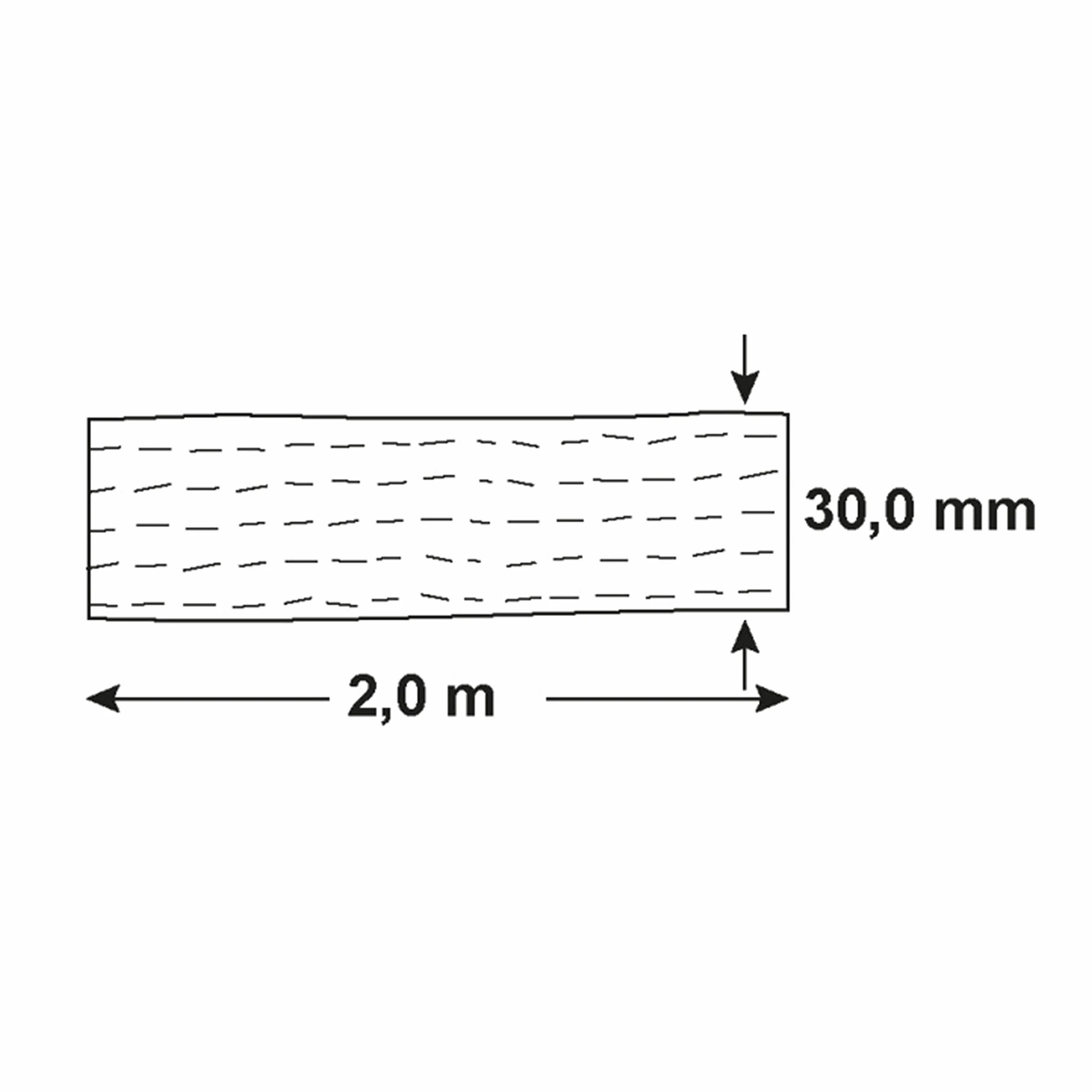 Correa de elevación 1000 kg 30 mm x 4 metros